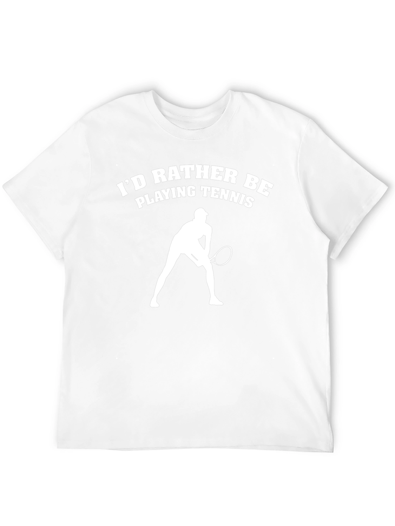 Tennis Lover Black Graphic T-Shirt