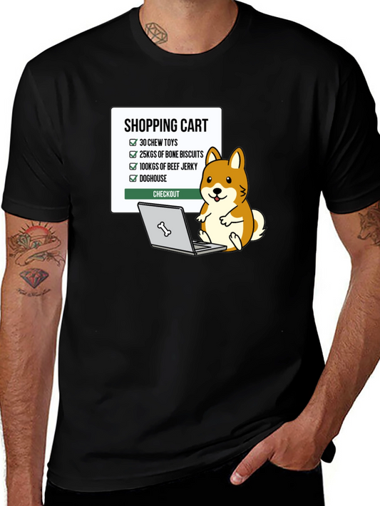 Dog Lover Shopping Cart T-Shirt