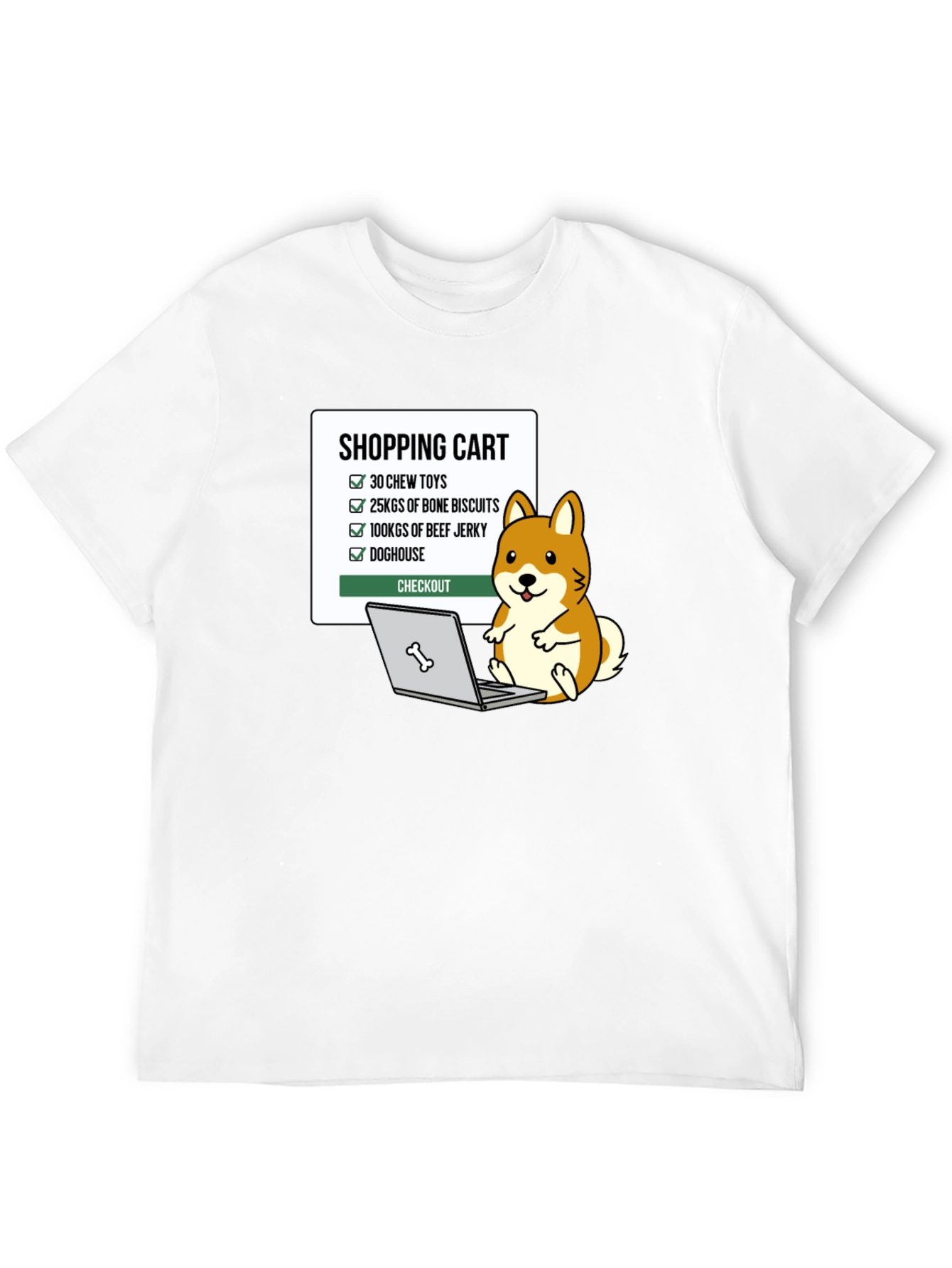 Dog Lover Shopping Cart T-Shirt
