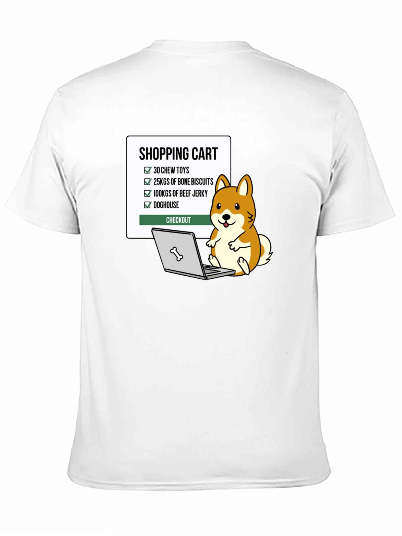 Dog Lover Shopping Cart T-Shirt