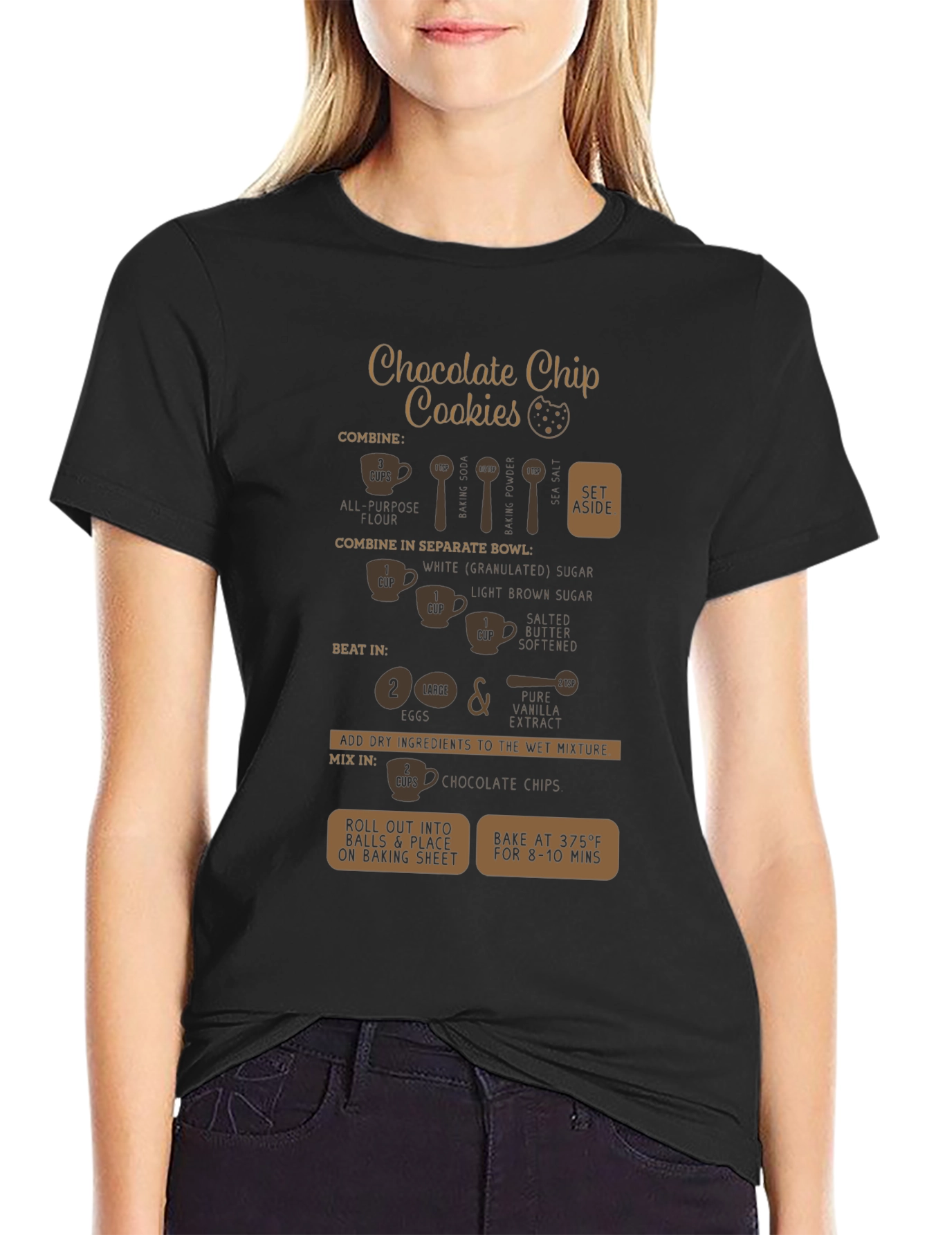 Chocolate Chip Cookie Recipe T-Shirt