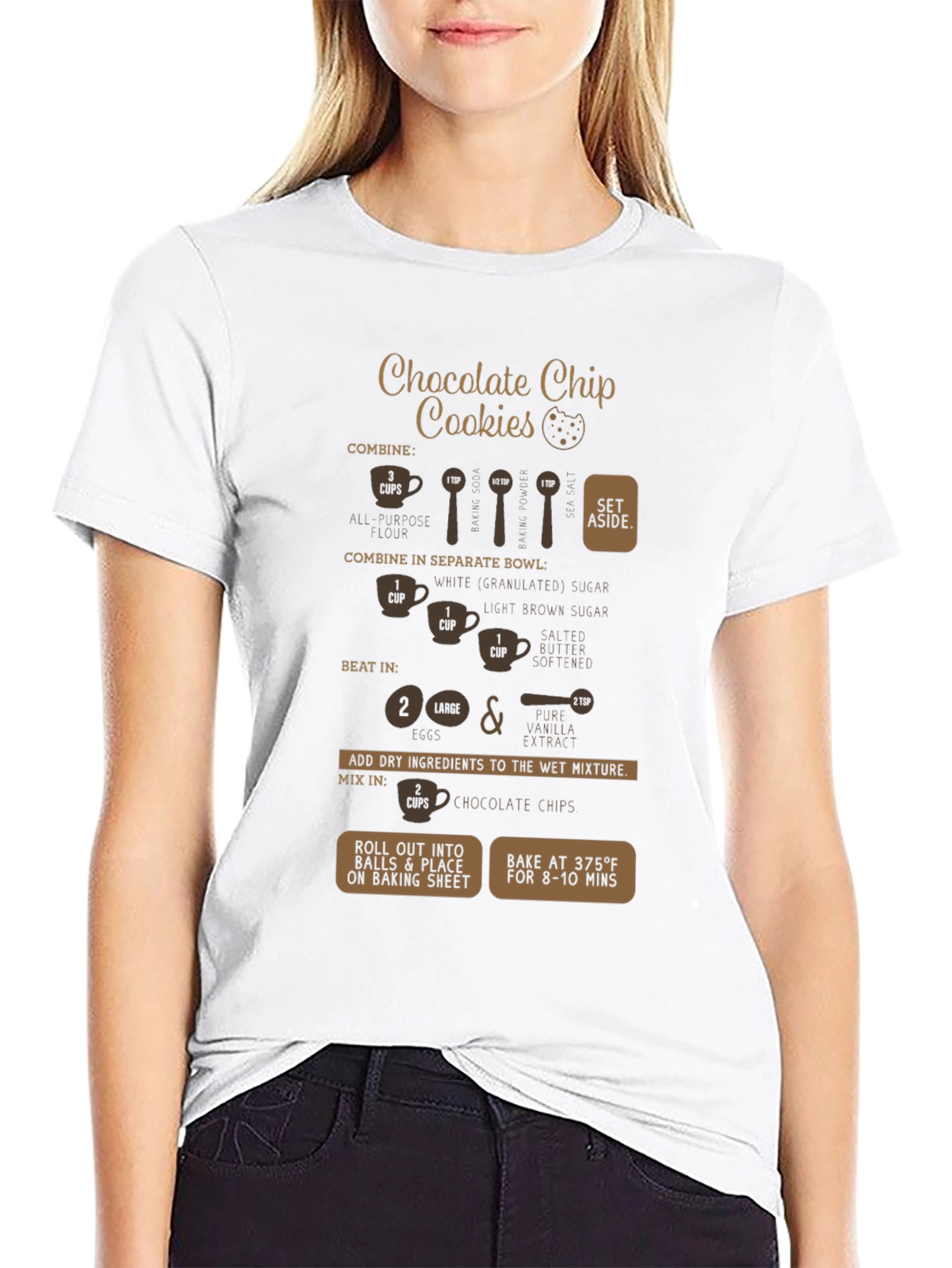 Chocolate Chip Cookie Recipe T-Shirt