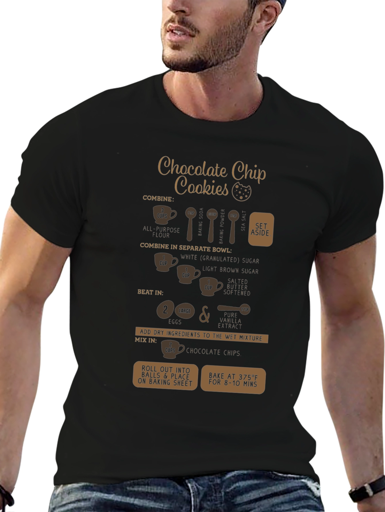 Chocolate Chip Cookie Recipe T-Shirt