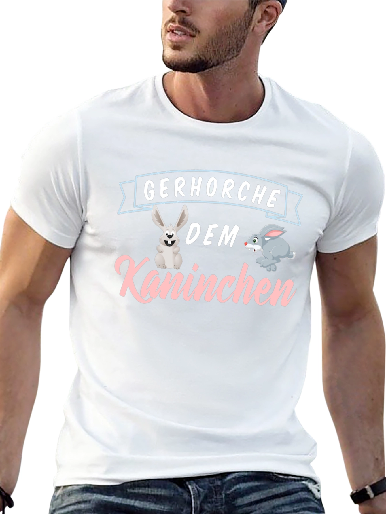 Gerhorche Dem Kaninchen Easter Bunny Graphic T-Shirt