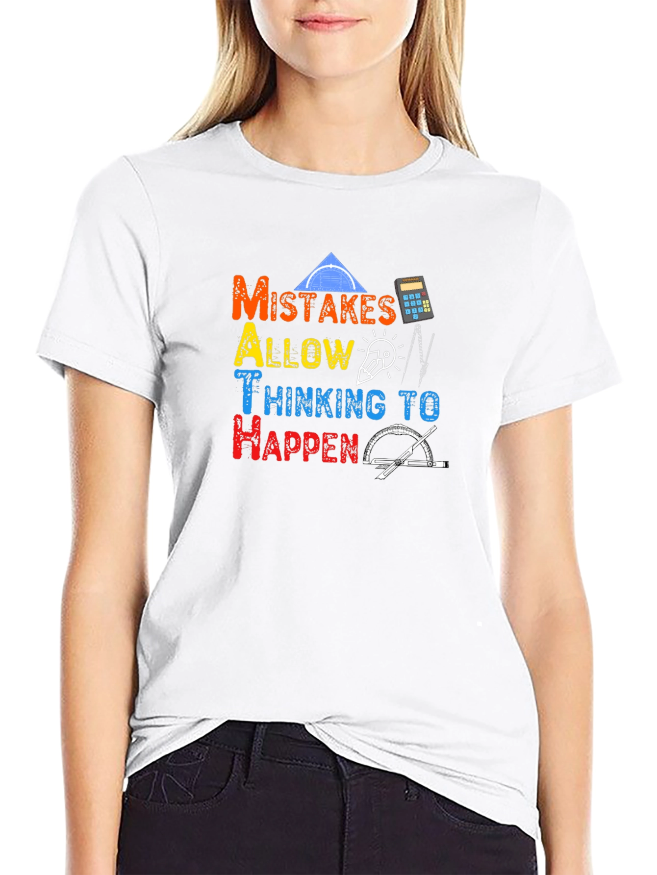 Math Lover T-Shirt - Mistakes Allow Thinking!