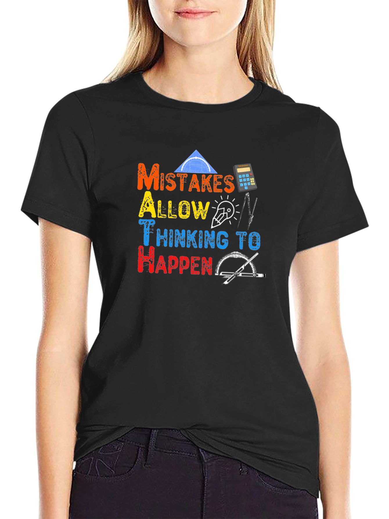 Math Lover T-Shirt - Mistakes Allow Thinking!