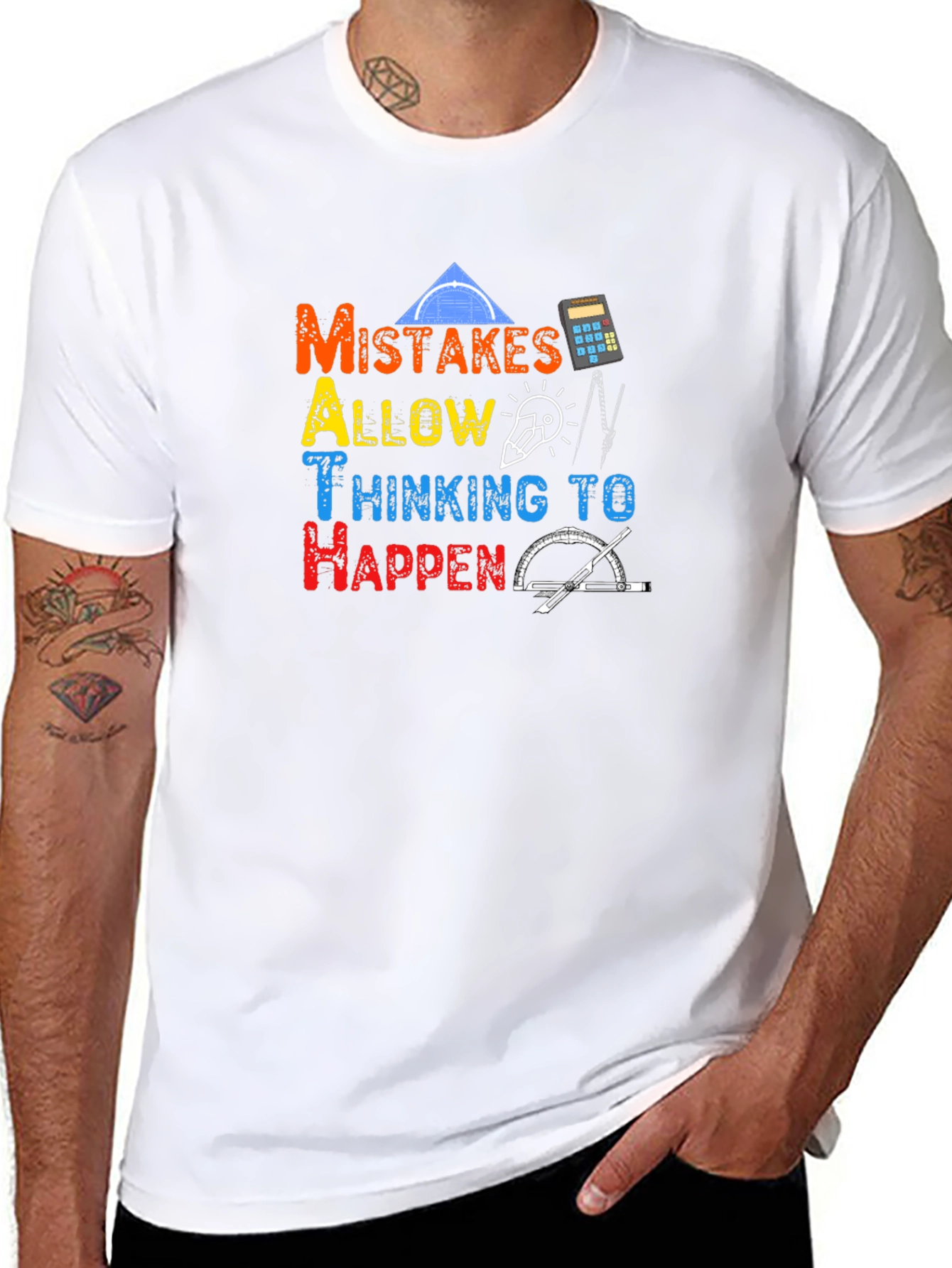 Math Lover T-Shirt - Mistakes Allow Thinking!