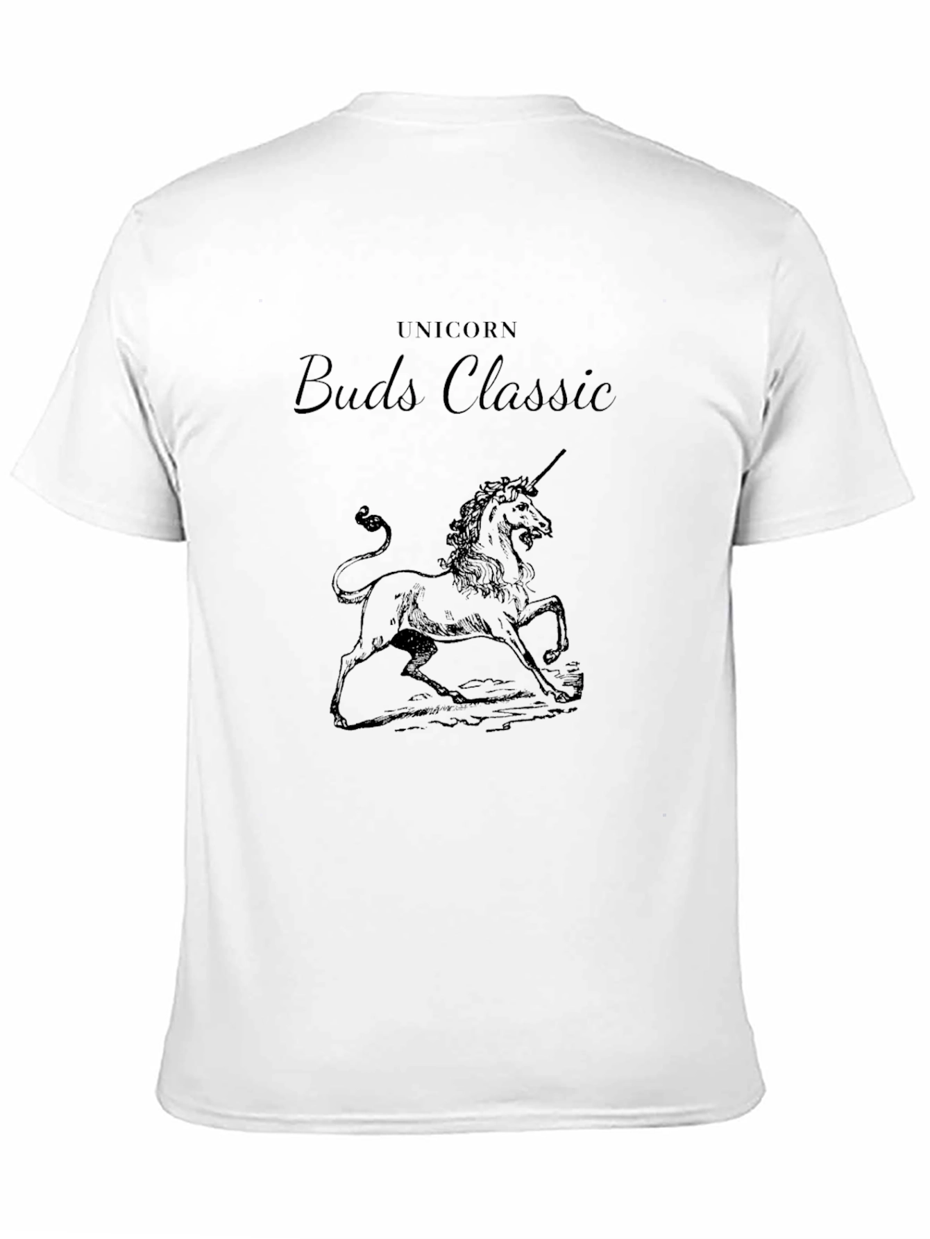 Unicorn Buds Classic Black T-Shirt
