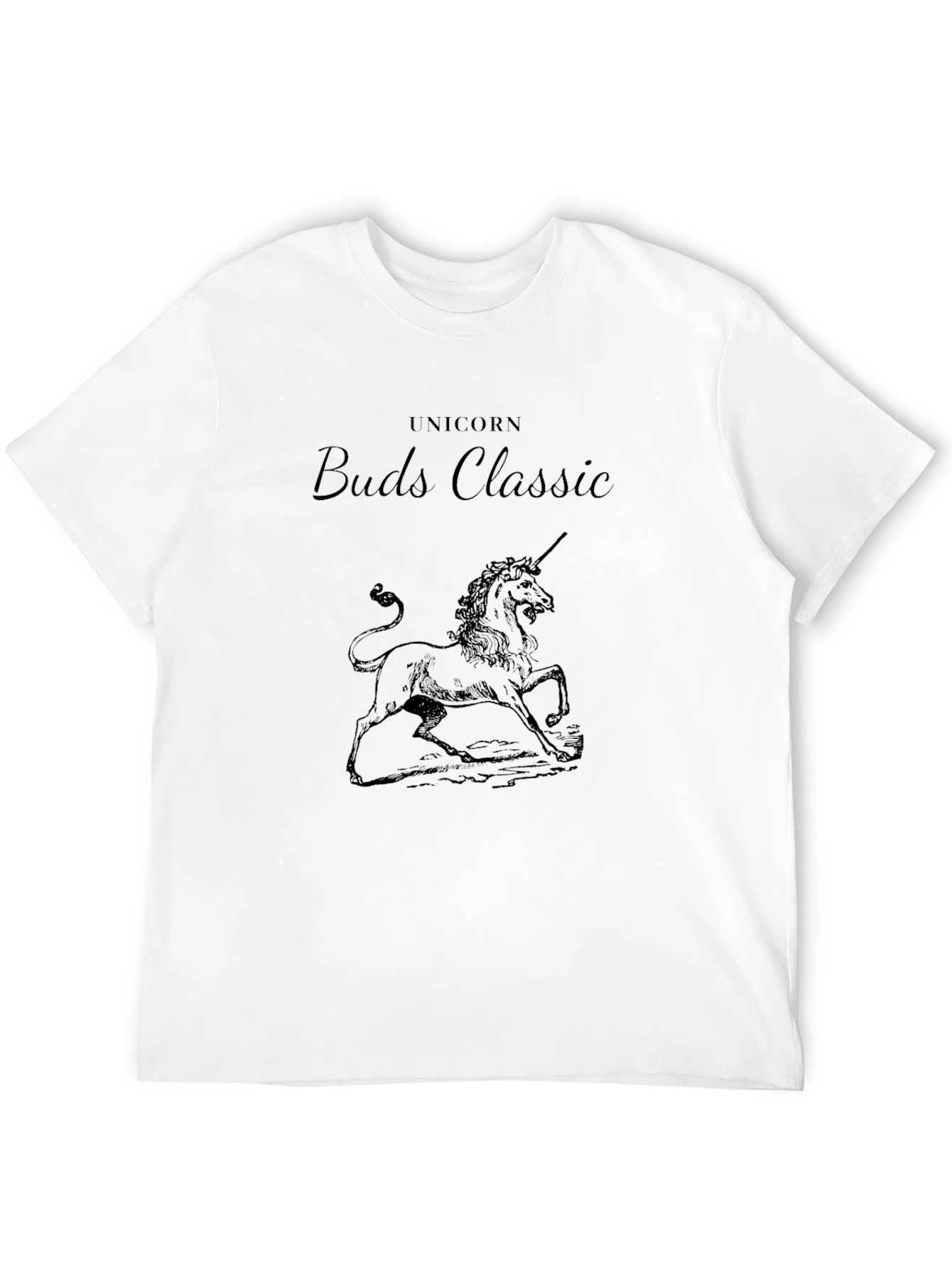 Unicorn Buds Classic Black T-Shirt