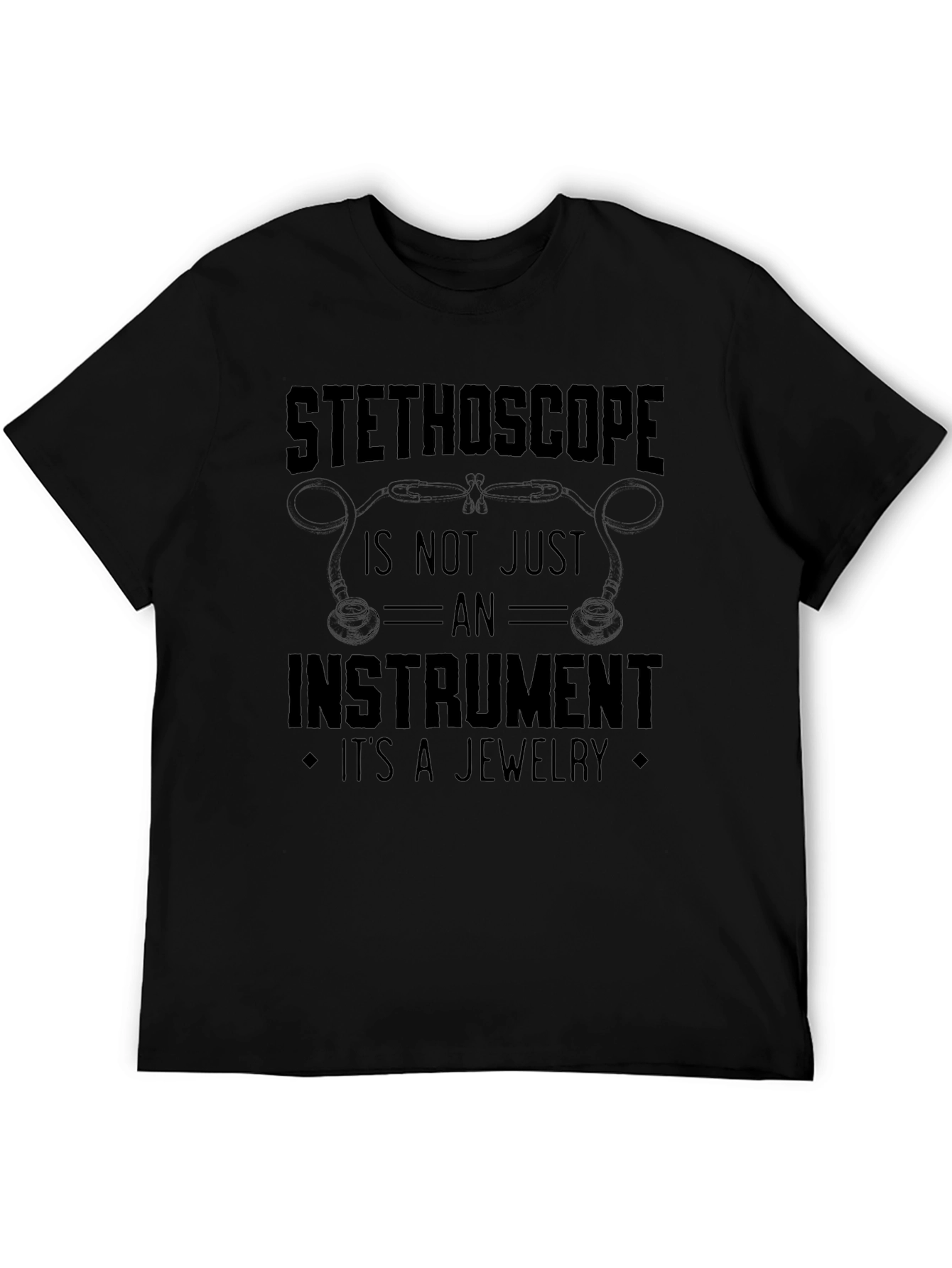 Stethoscope Jewelry T-Shirt - Medical Instrument Tee