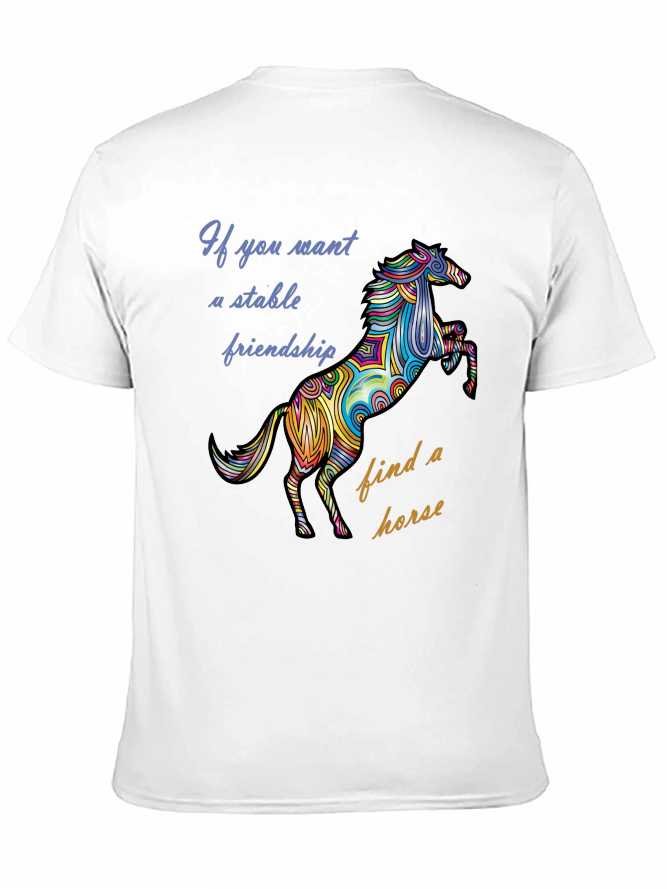 Stable Friendship Horse Graphic Tee