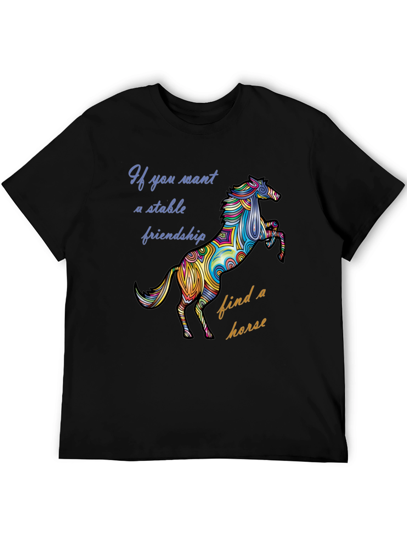 Stable Friendship Horse Graphic Tee