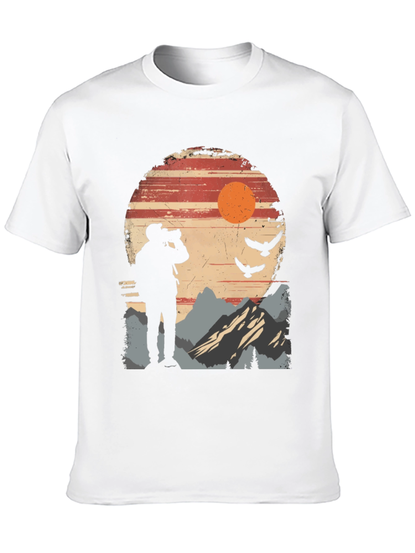Nature Photographer Silhouette T-Shirt