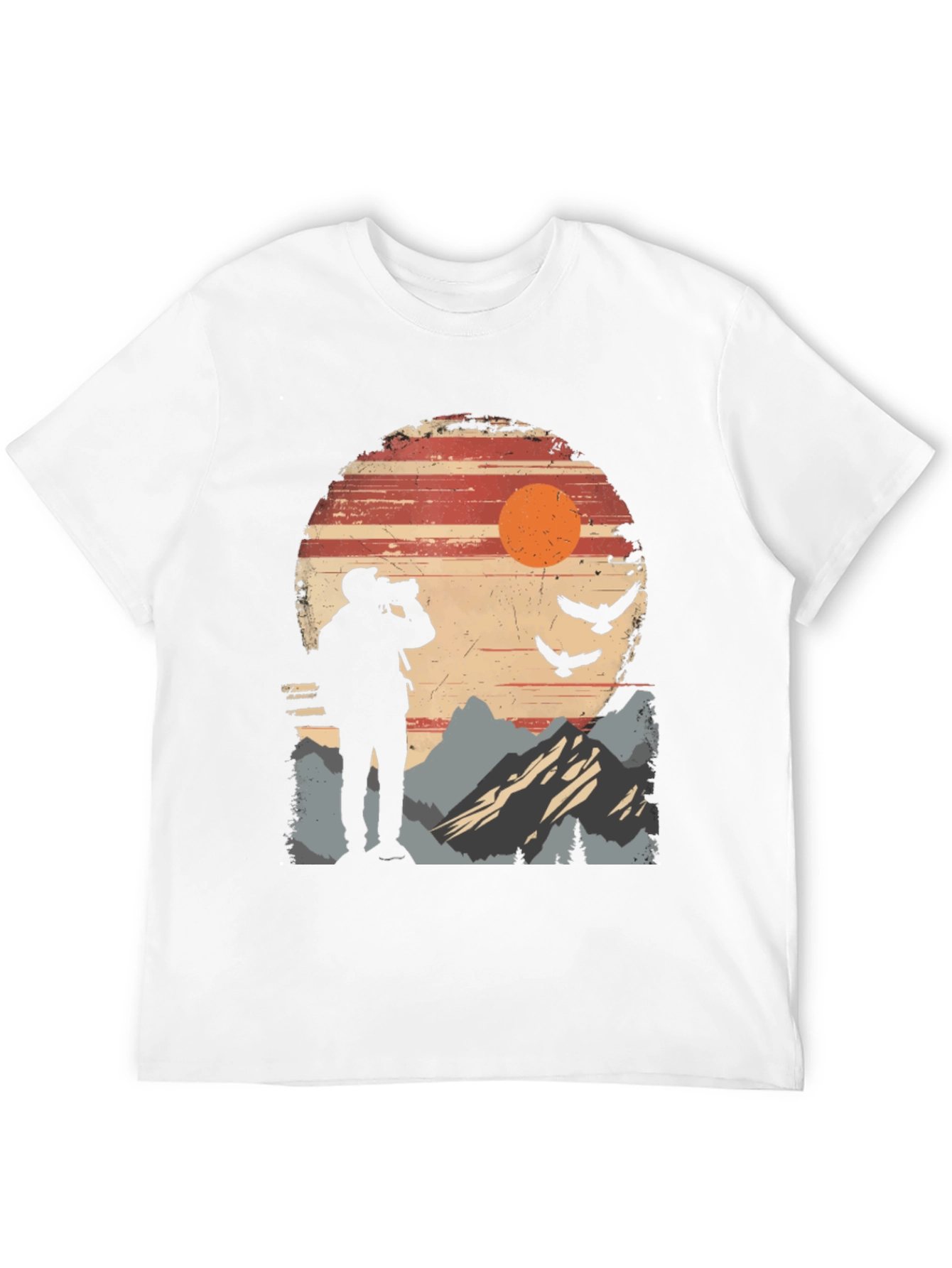 Nature Photographer Silhouette T-Shirt
