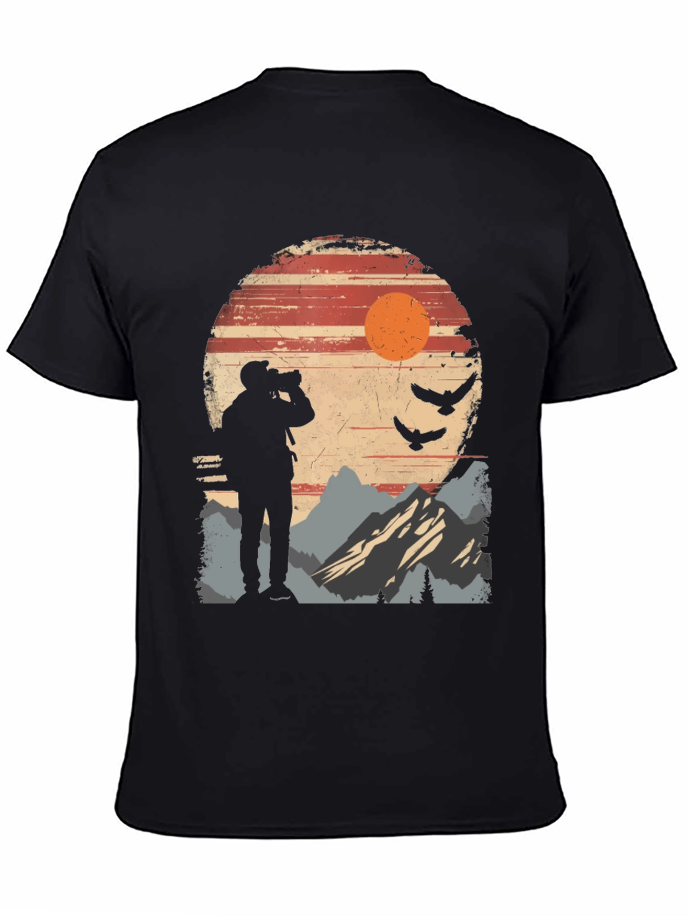 Nature Photographer Silhouette T-Shirt