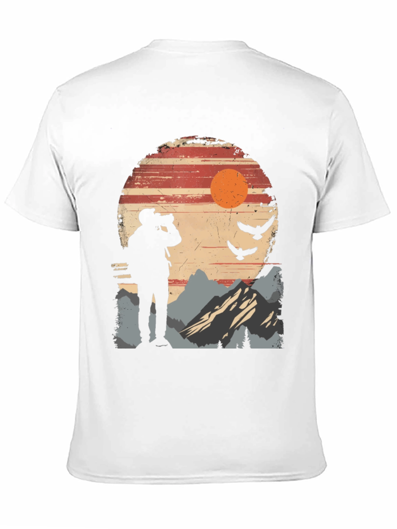 Nature Photographer Silhouette T-Shirt