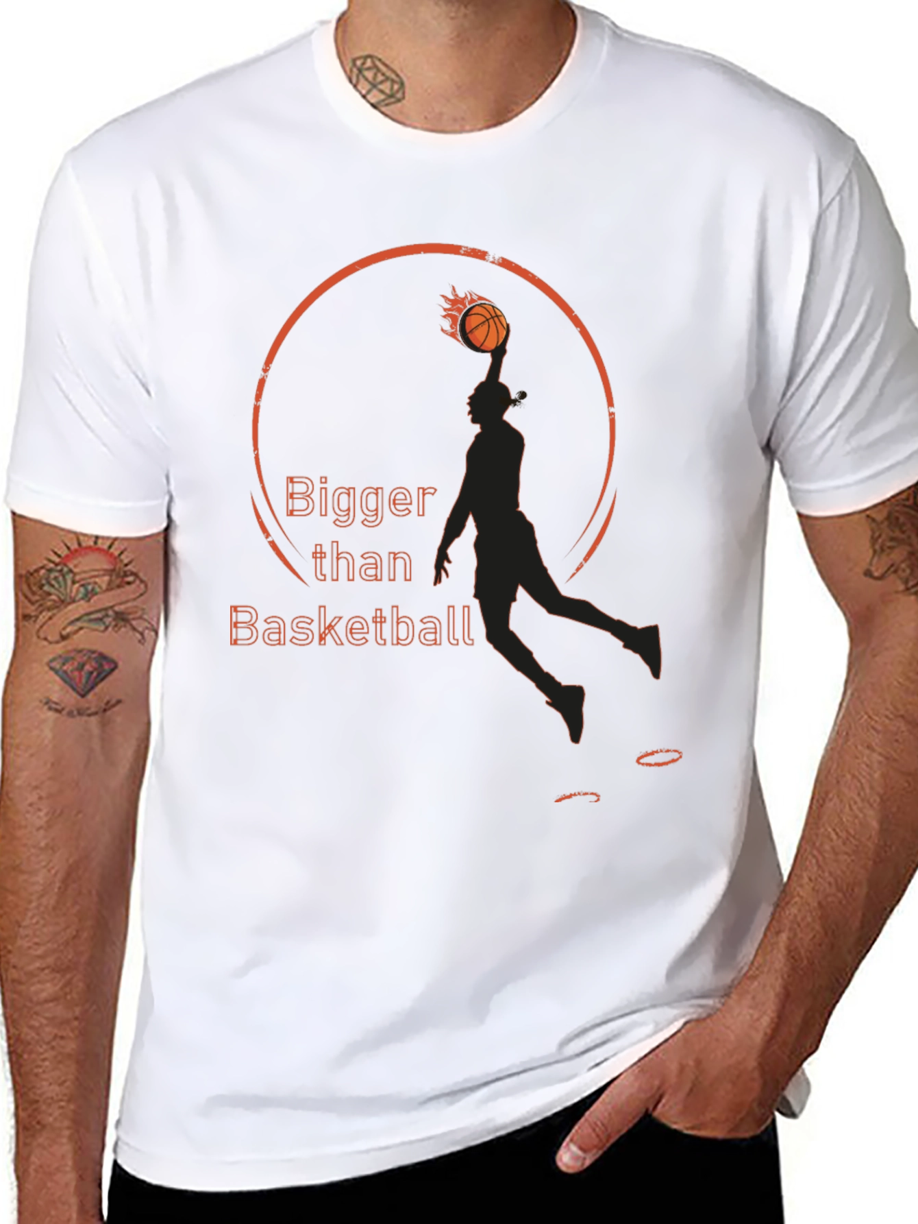 Bigger Than Basketball Graphic T-Shirt