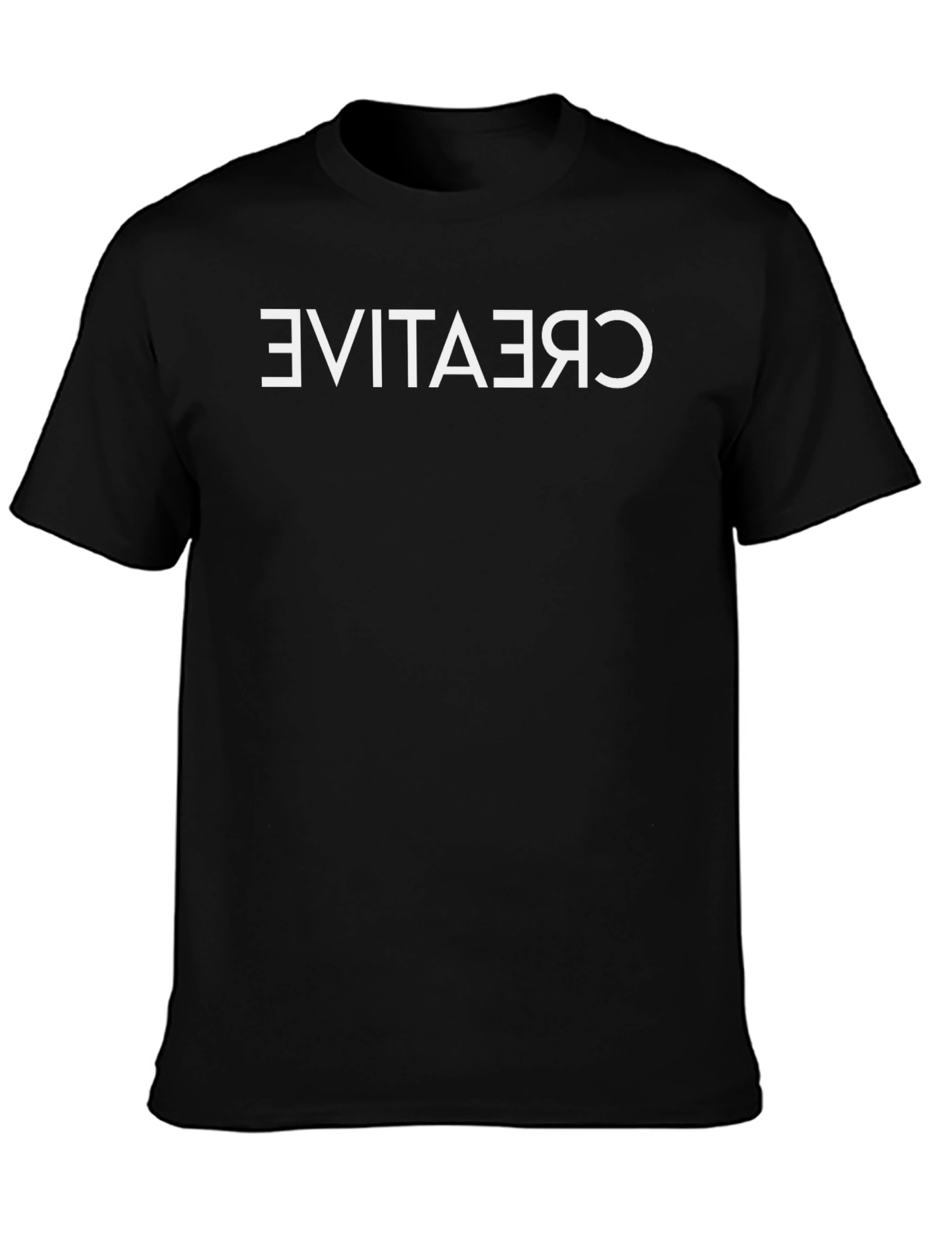 Creative Graphic Black T-Shirt