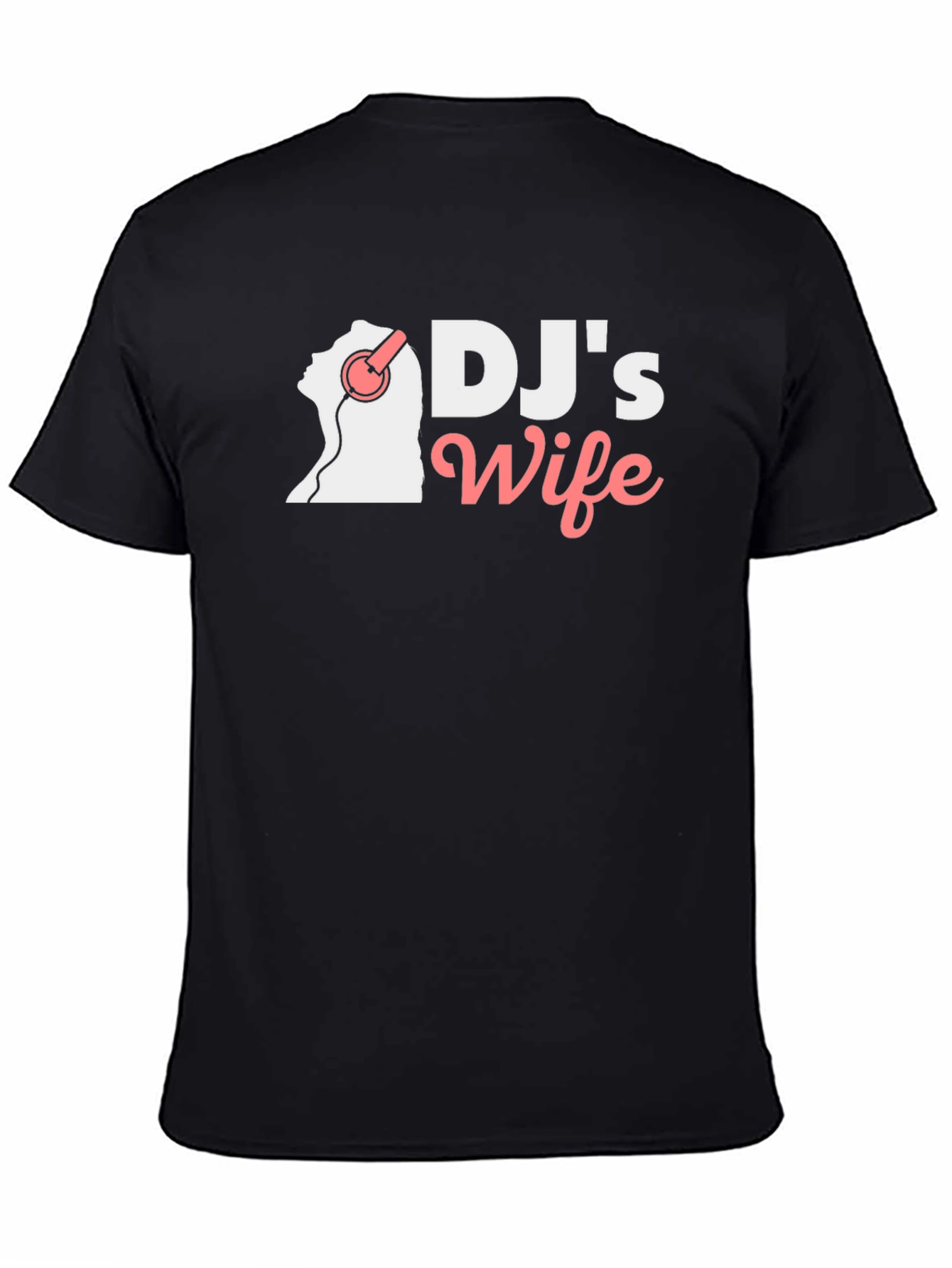 DJs Wife Black Graphic Tee Shirt