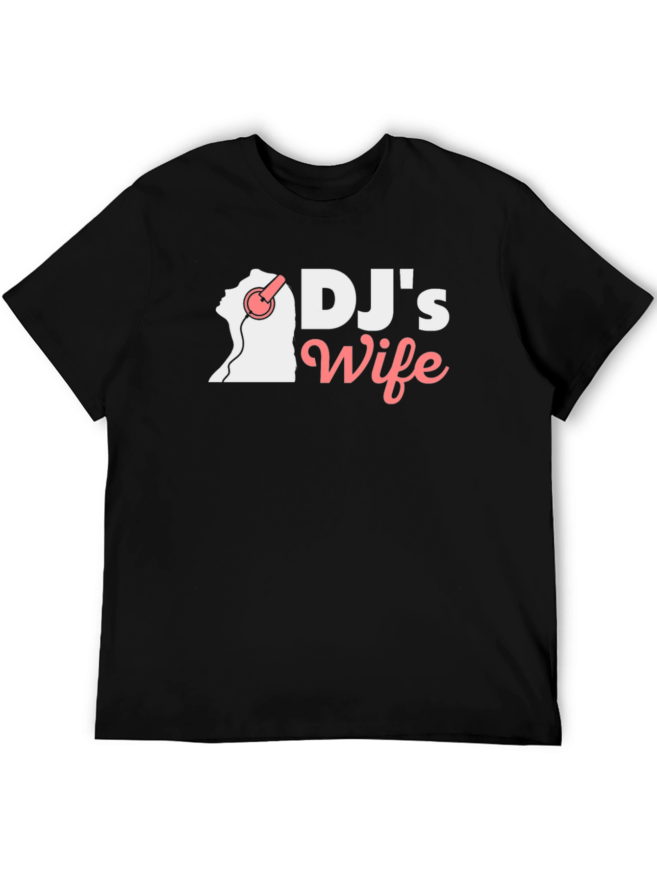DJs Wife Black Graphic Tee Shirt