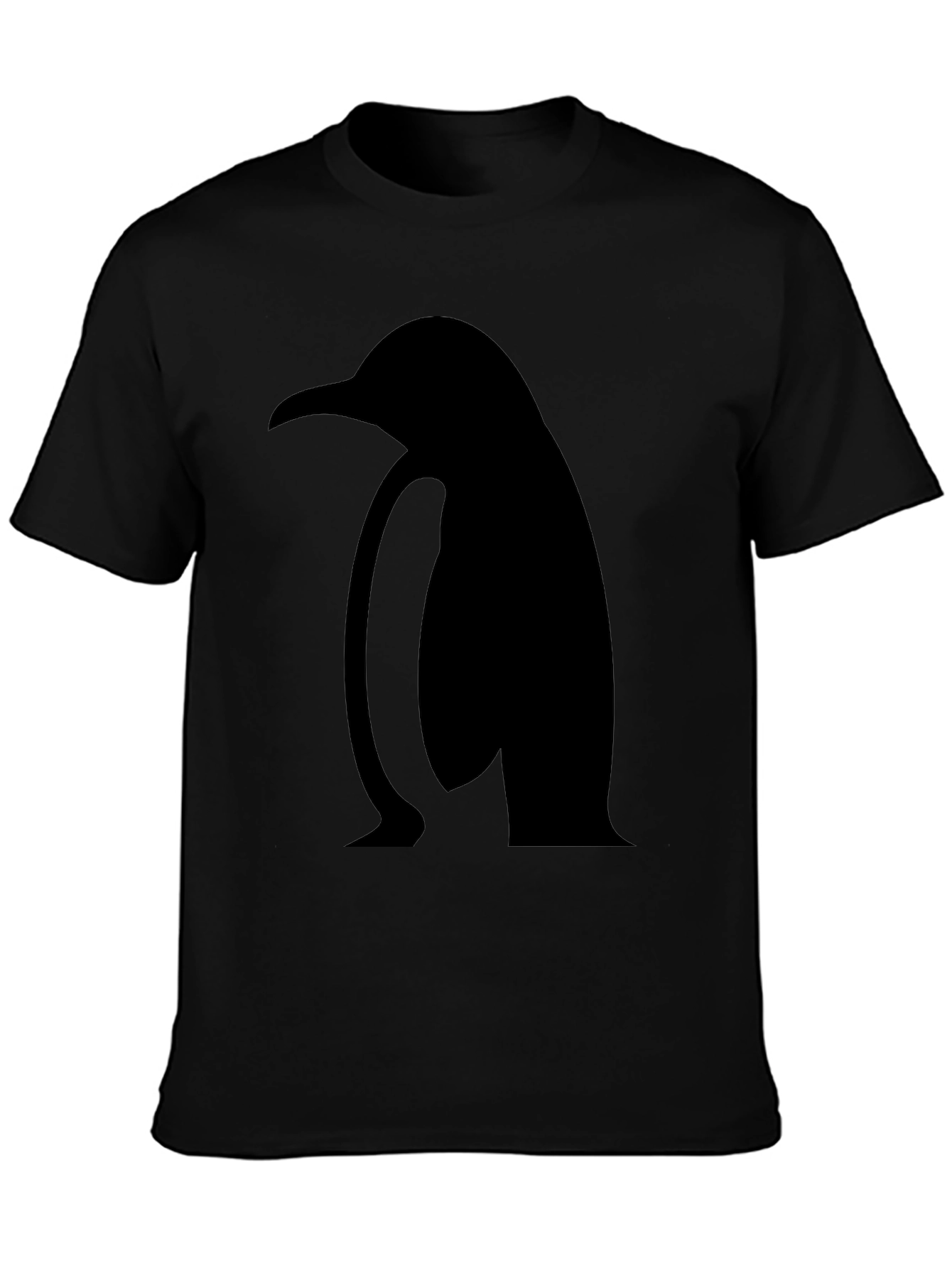 Penguin Silhouette Black T-Shirt