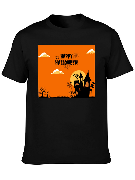 Happy Halloween Black Graphic Tee
