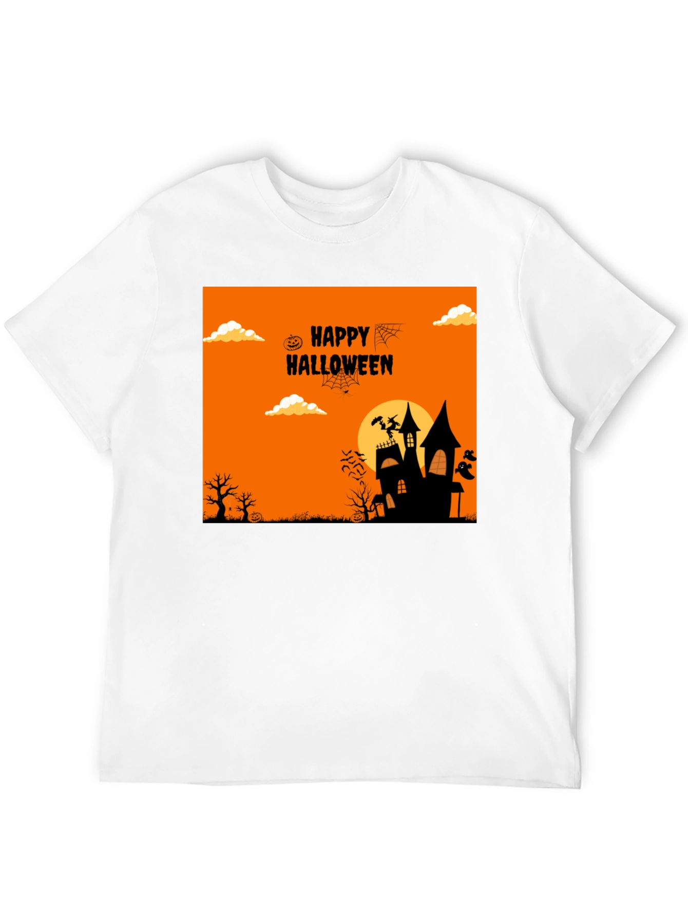 Happy Halloween Black Graphic Tee