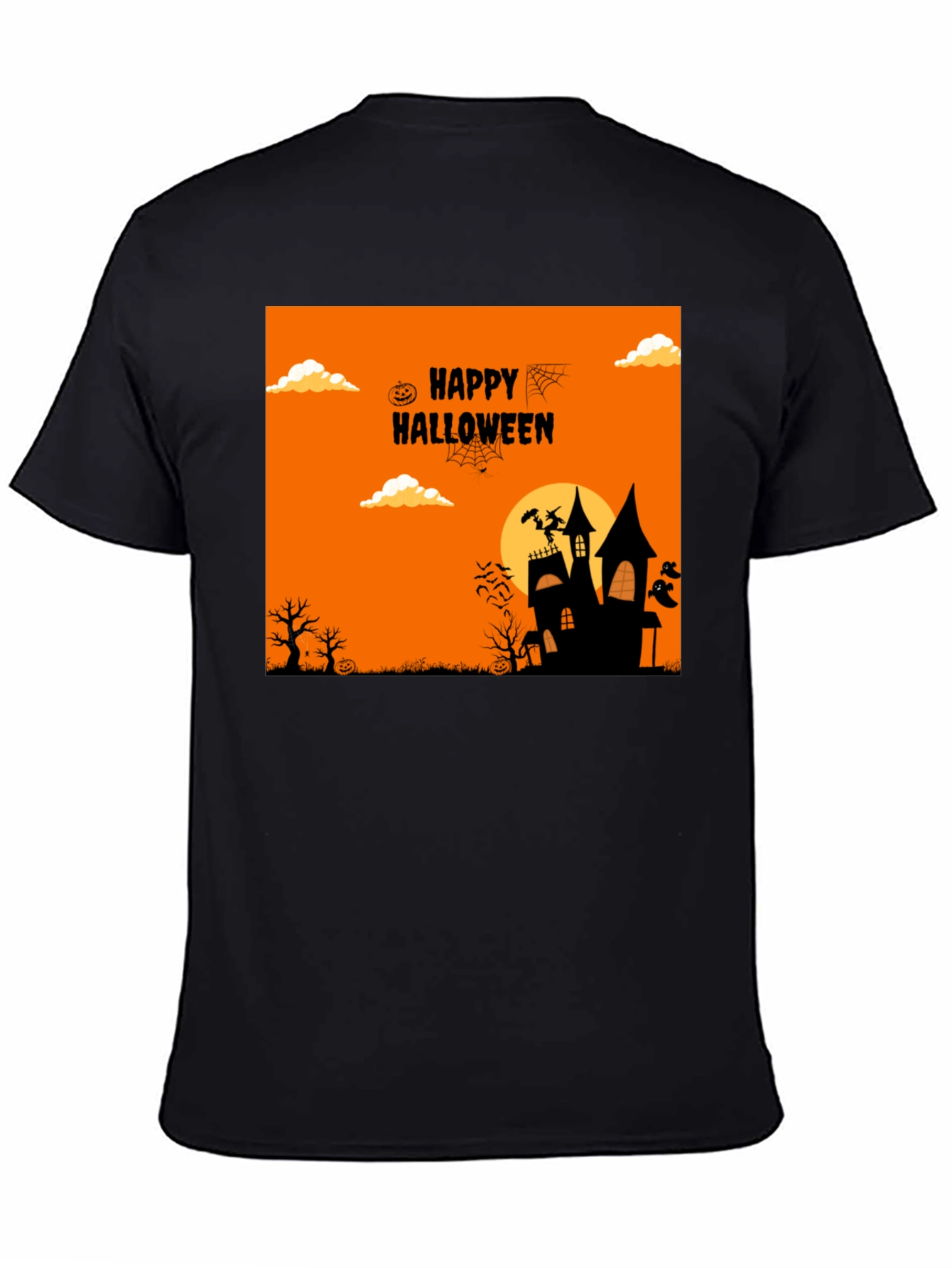 Happy Halloween Black Graphic Tee