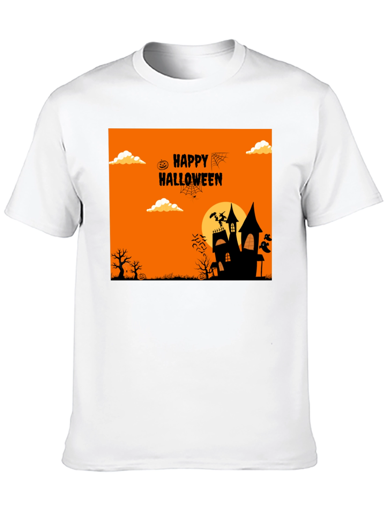 Happy Halloween Black Graphic Tee