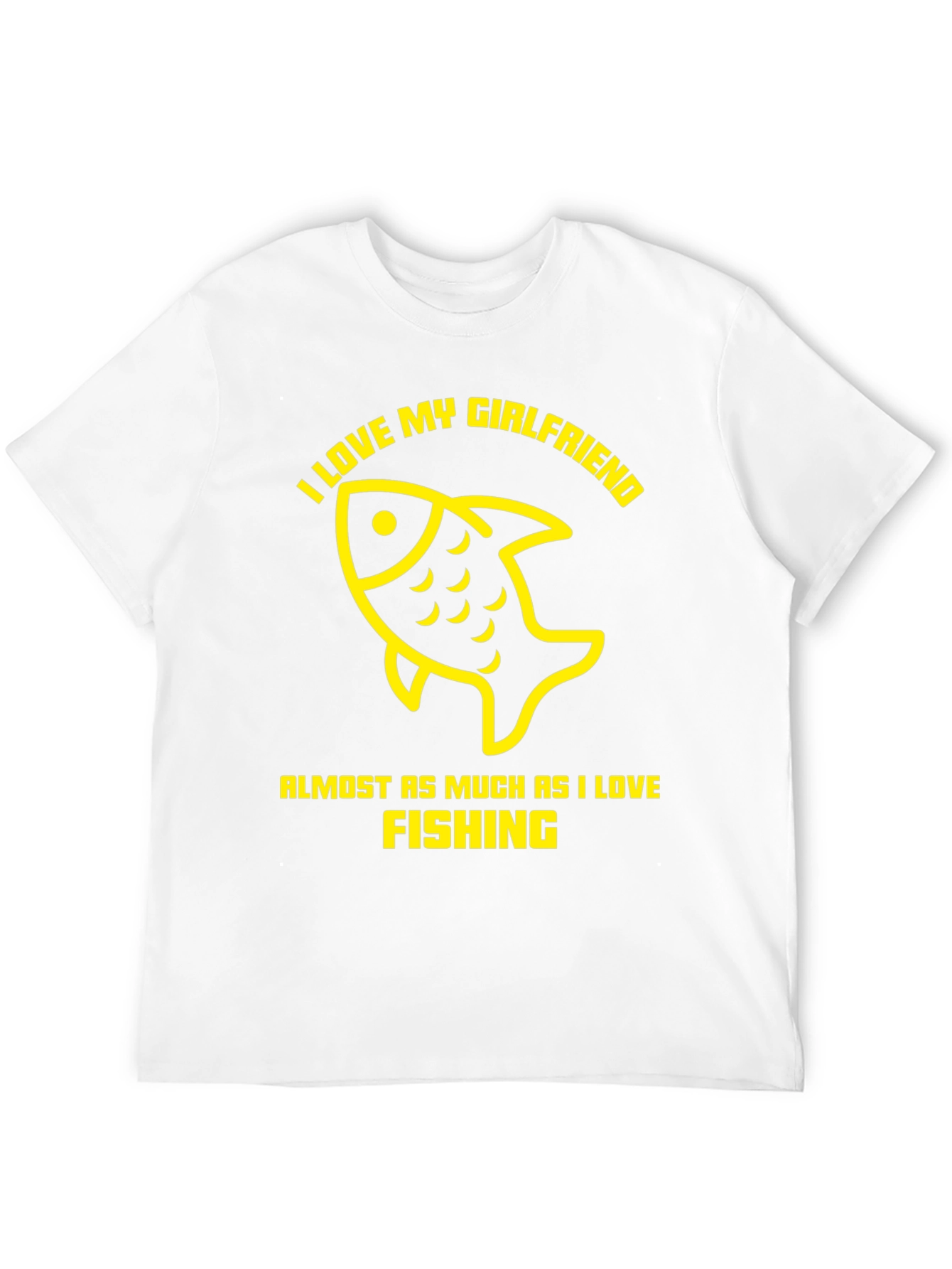 I Love Fishing Funny Graphic T-Shirt