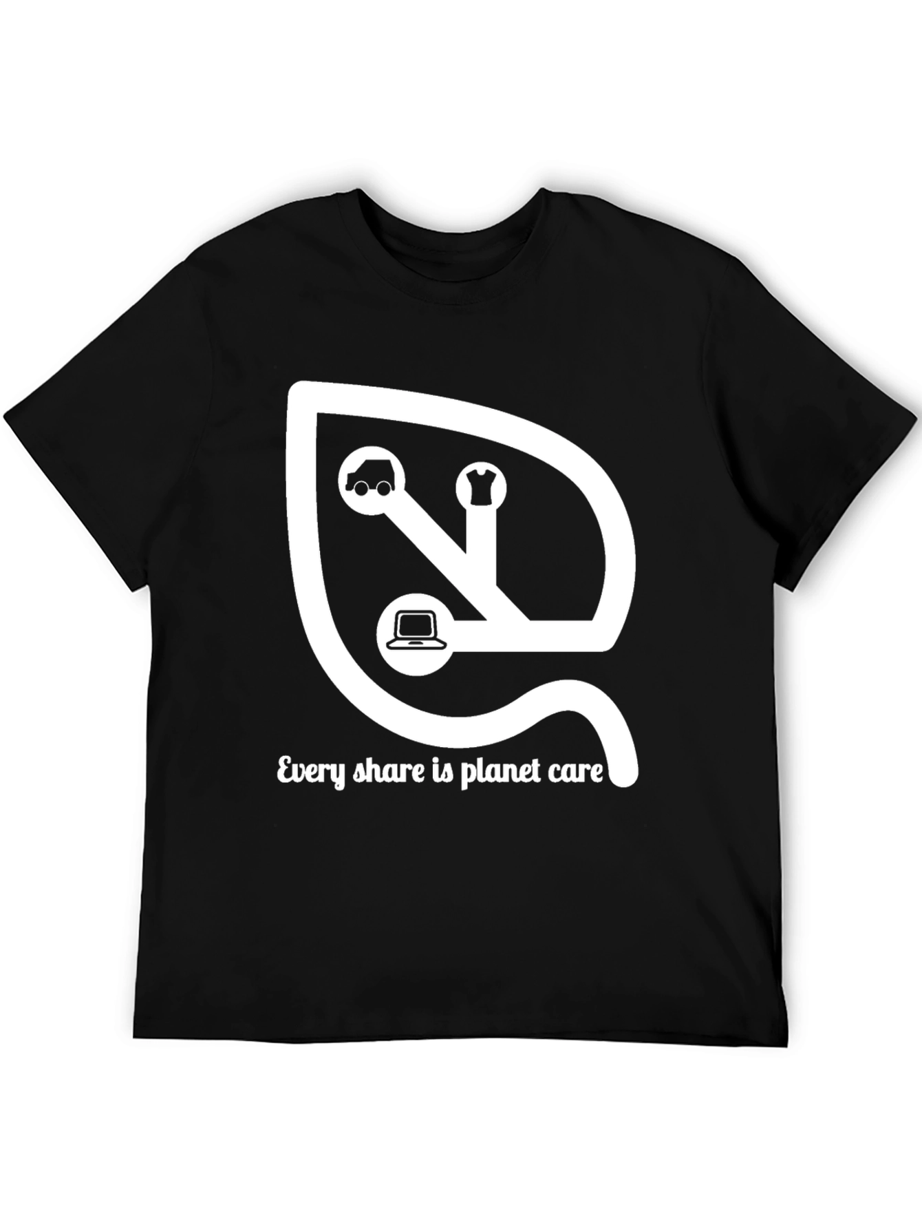 Eco-Friendly Sharing T-Shirt - Planet Care Design