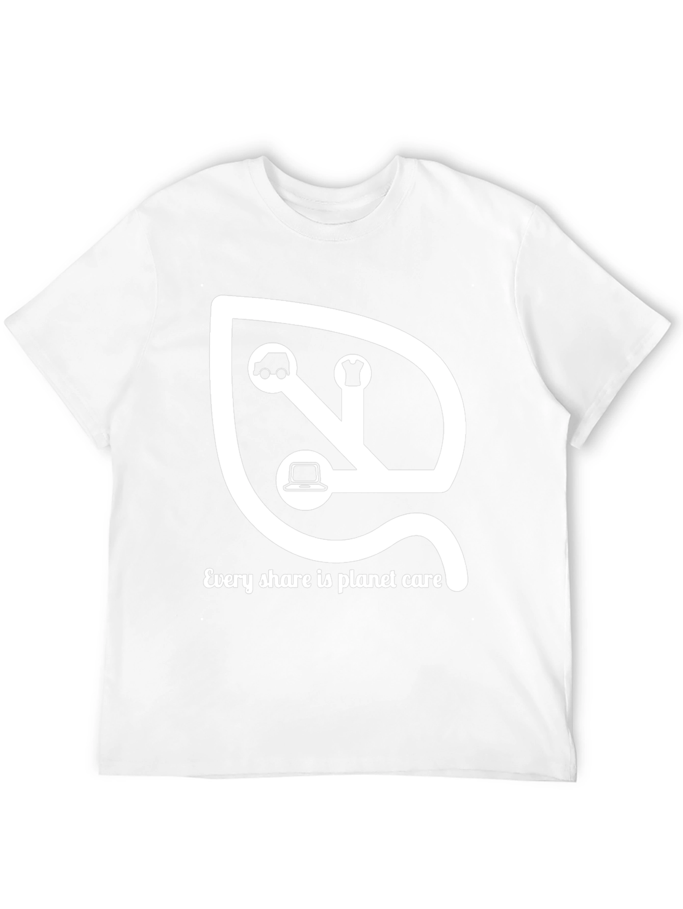 Eco-Friendly Sharing T-Shirt - Planet Care Design