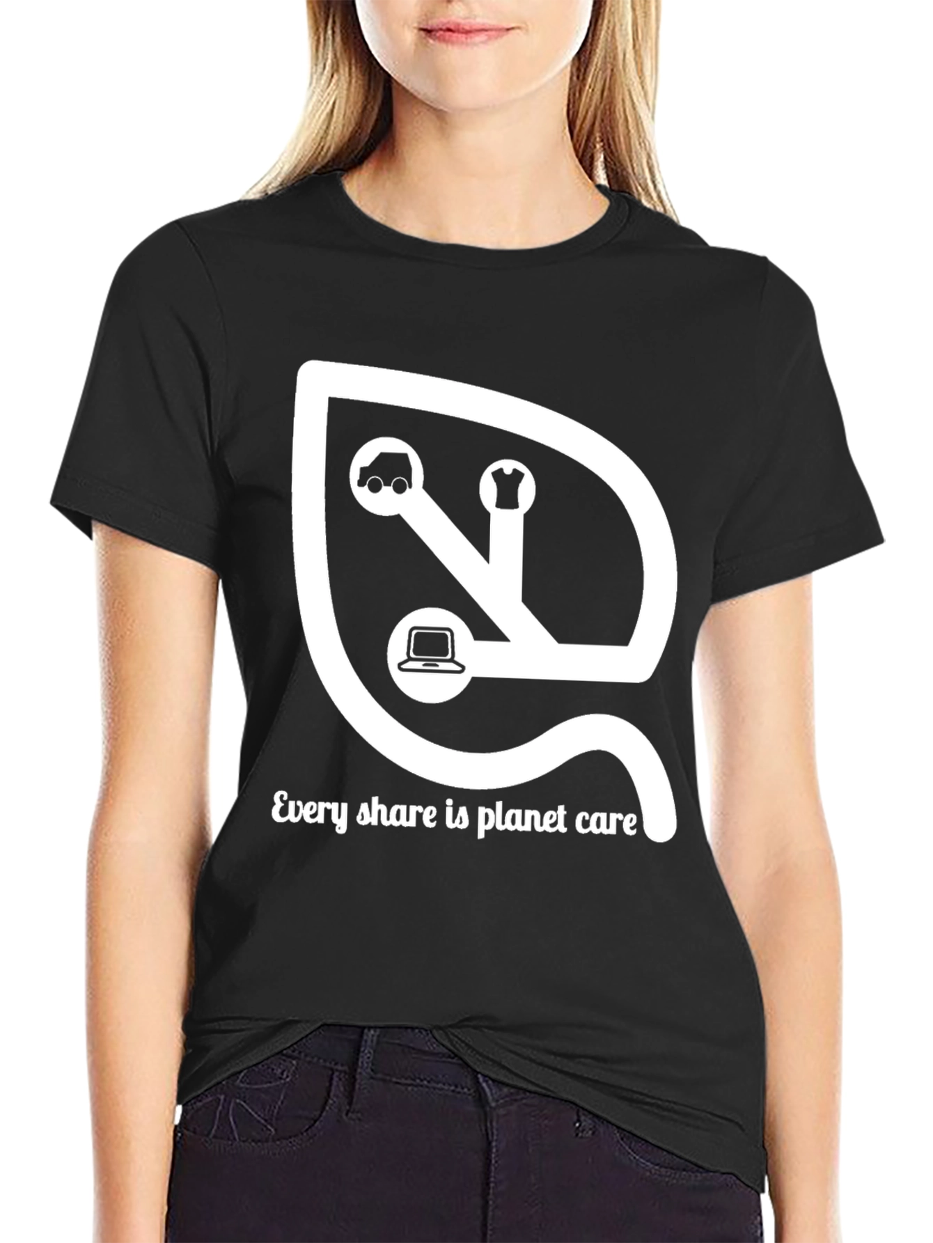 Eco-Friendly Sharing T-Shirt - Planet Care Design