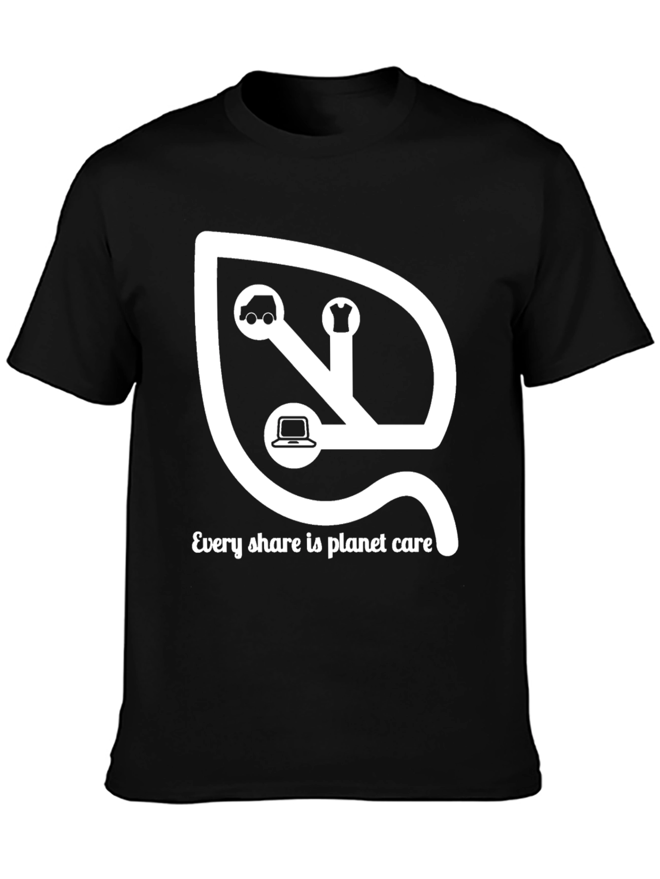 Eco-Friendly Sharing T-Shirt - Planet Care Design