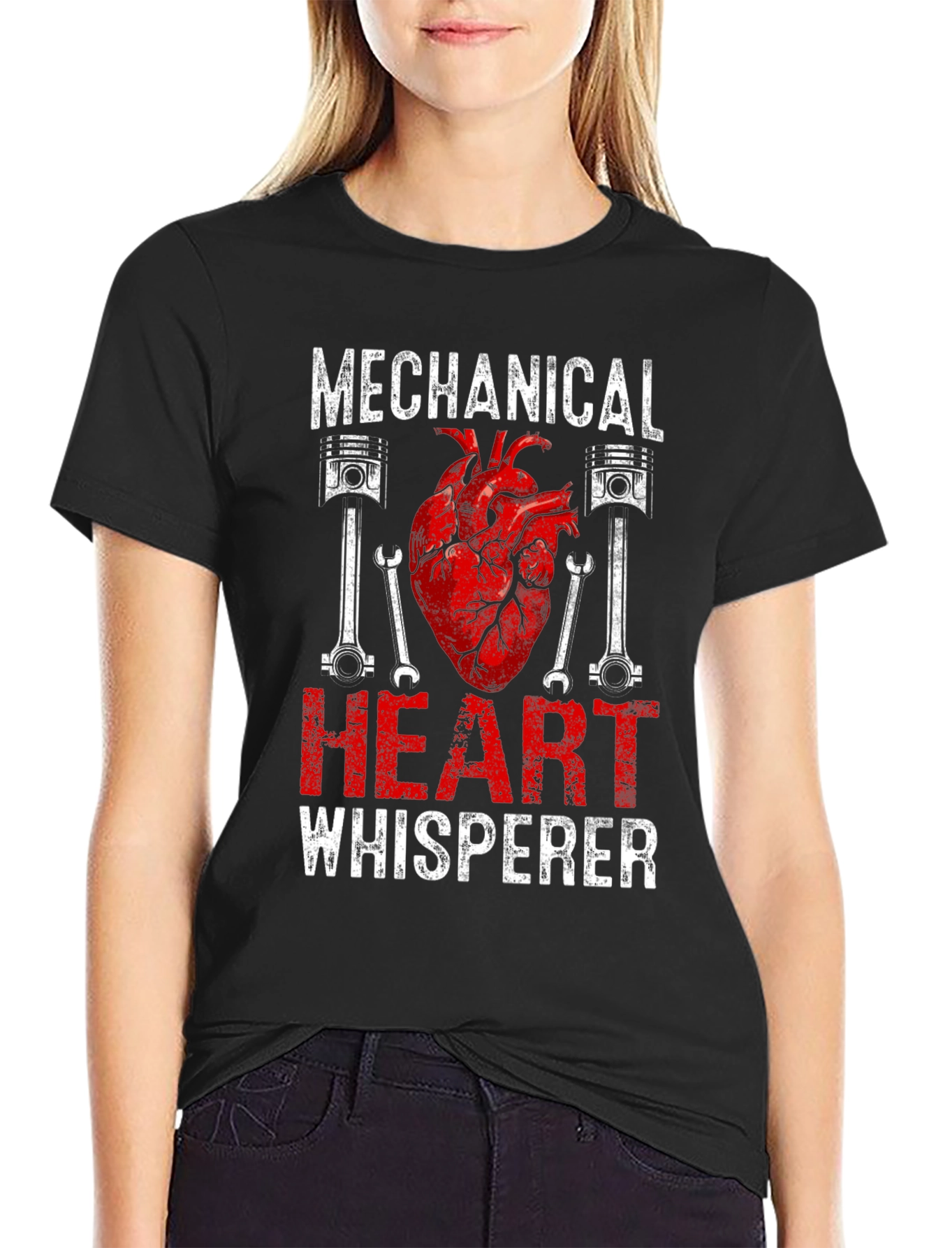 Mechanical Heart Whisperer Graphic T-Shirt