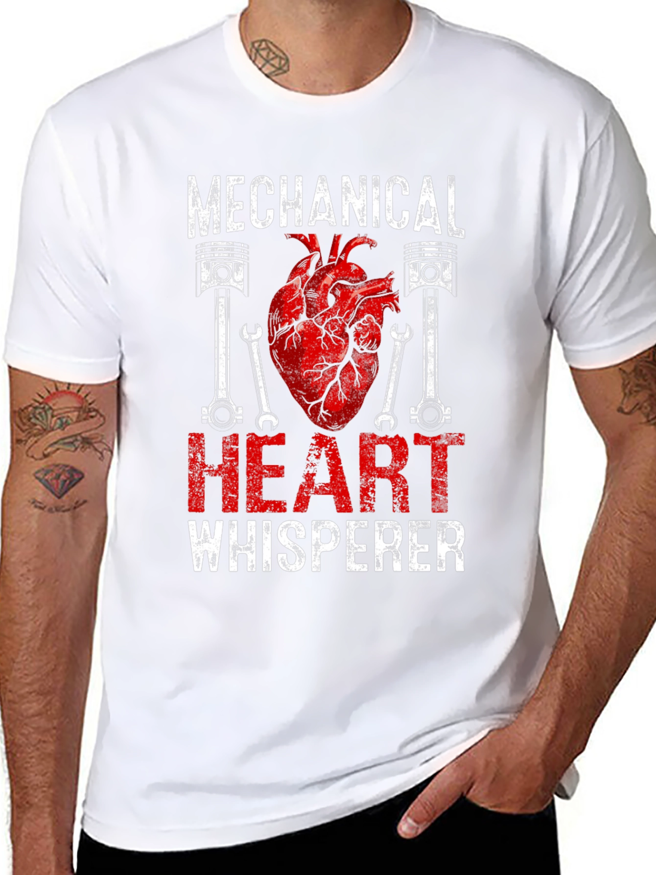 Mechanical Heart Whisperer Graphic T-Shirt