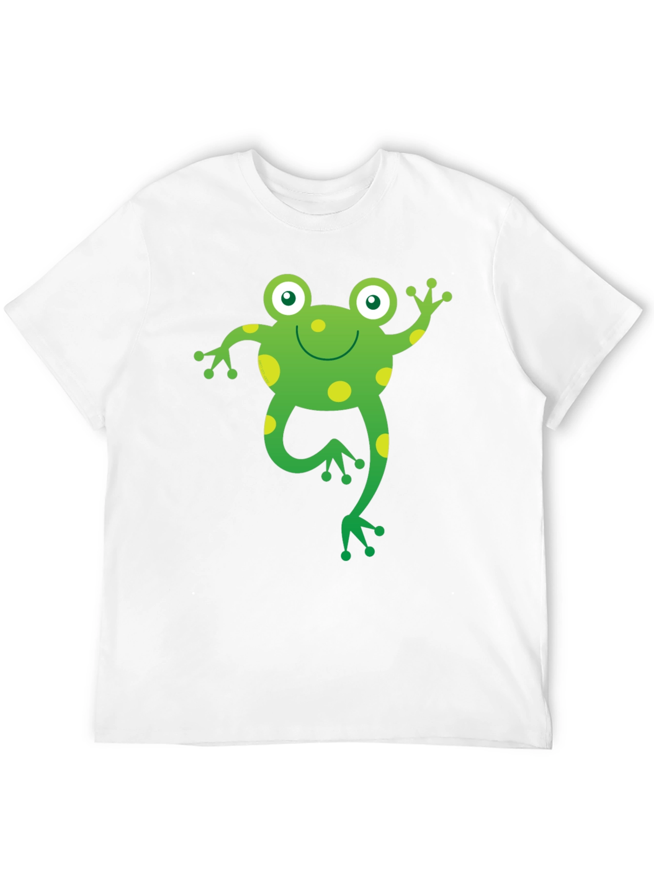 Fun Frog Graphic T-Shirt - Black Cotton Tee