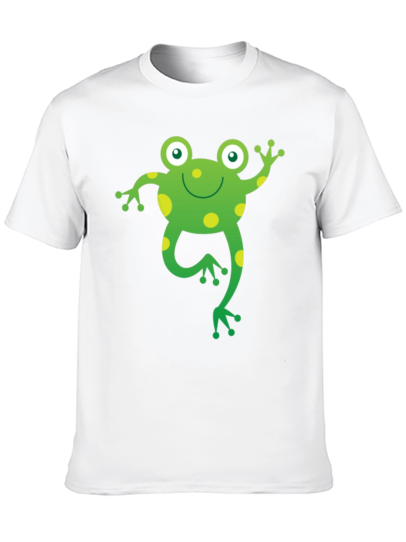 Fun Frog Graphic T-Shirt - Black Cotton Tee