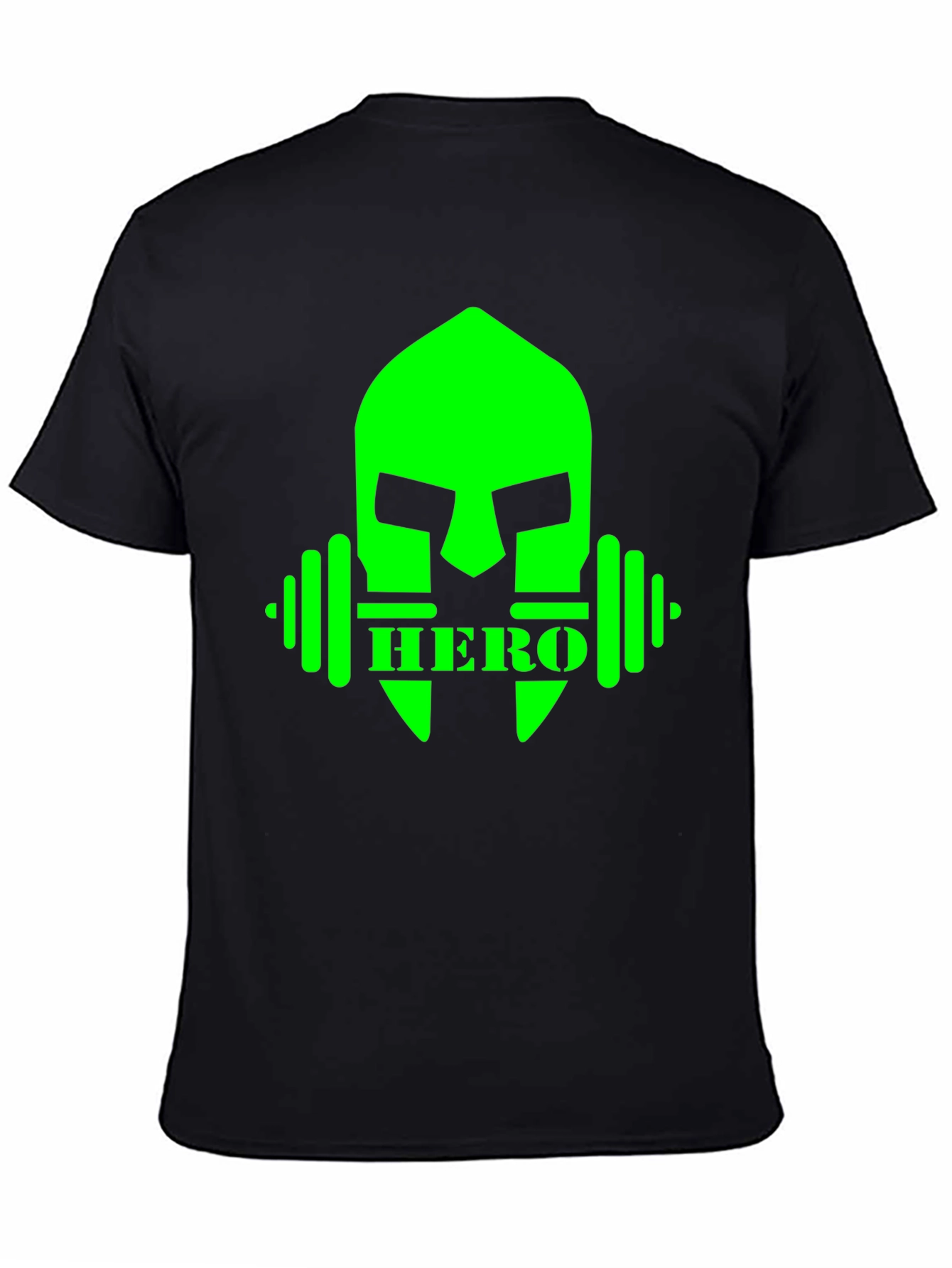 Hero Spartan Gym T-Shirt - Black Fitness Apparel