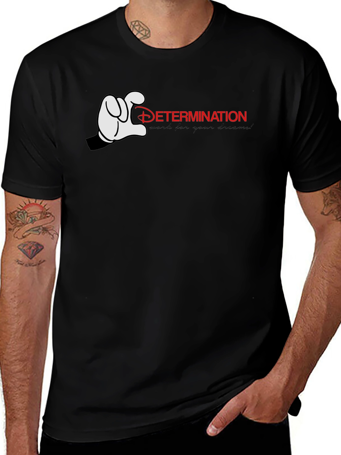 Determination Mickey Mouse Inspired T-Shirt