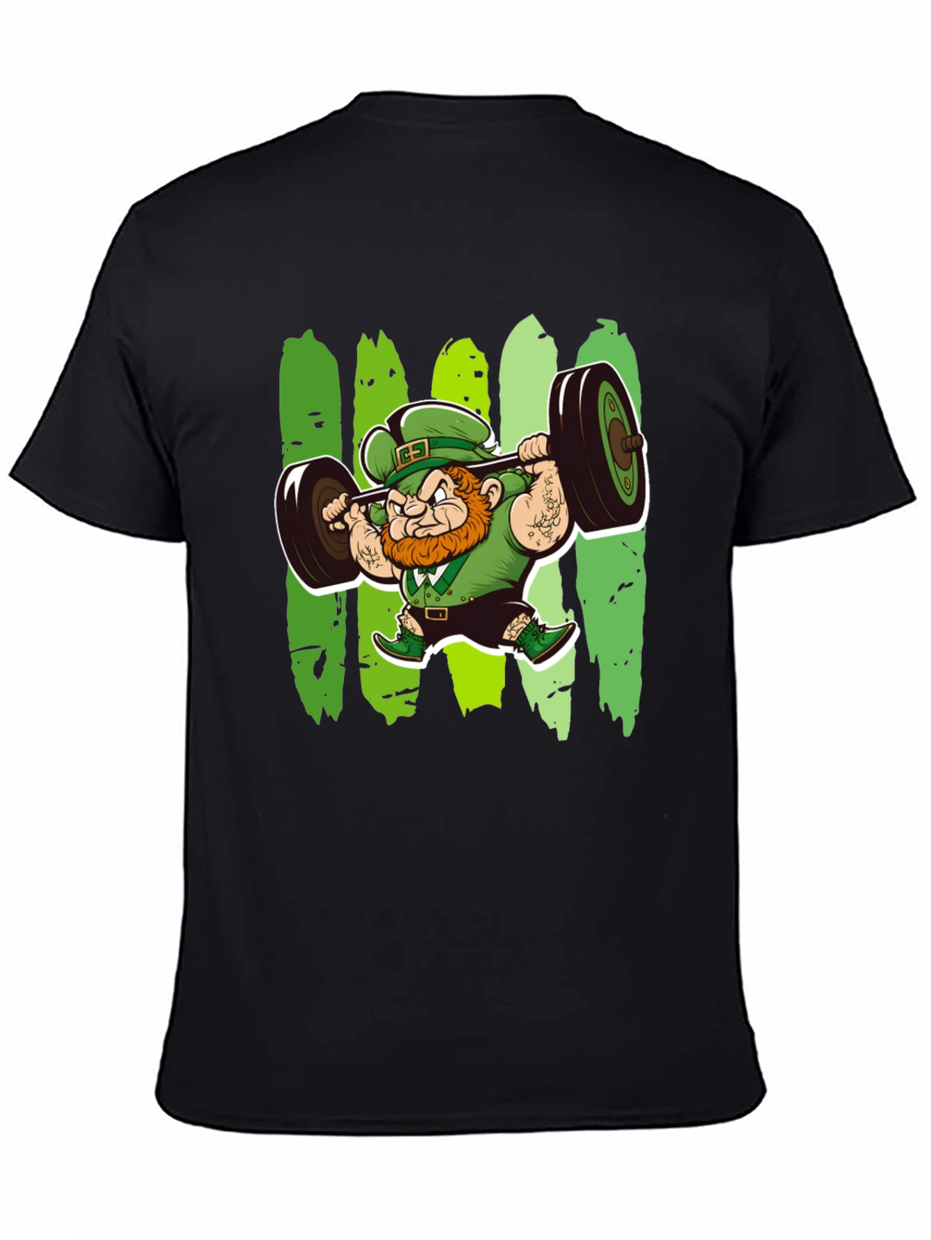 St. Patricks Day Leprechaun Lifting T-Shirt