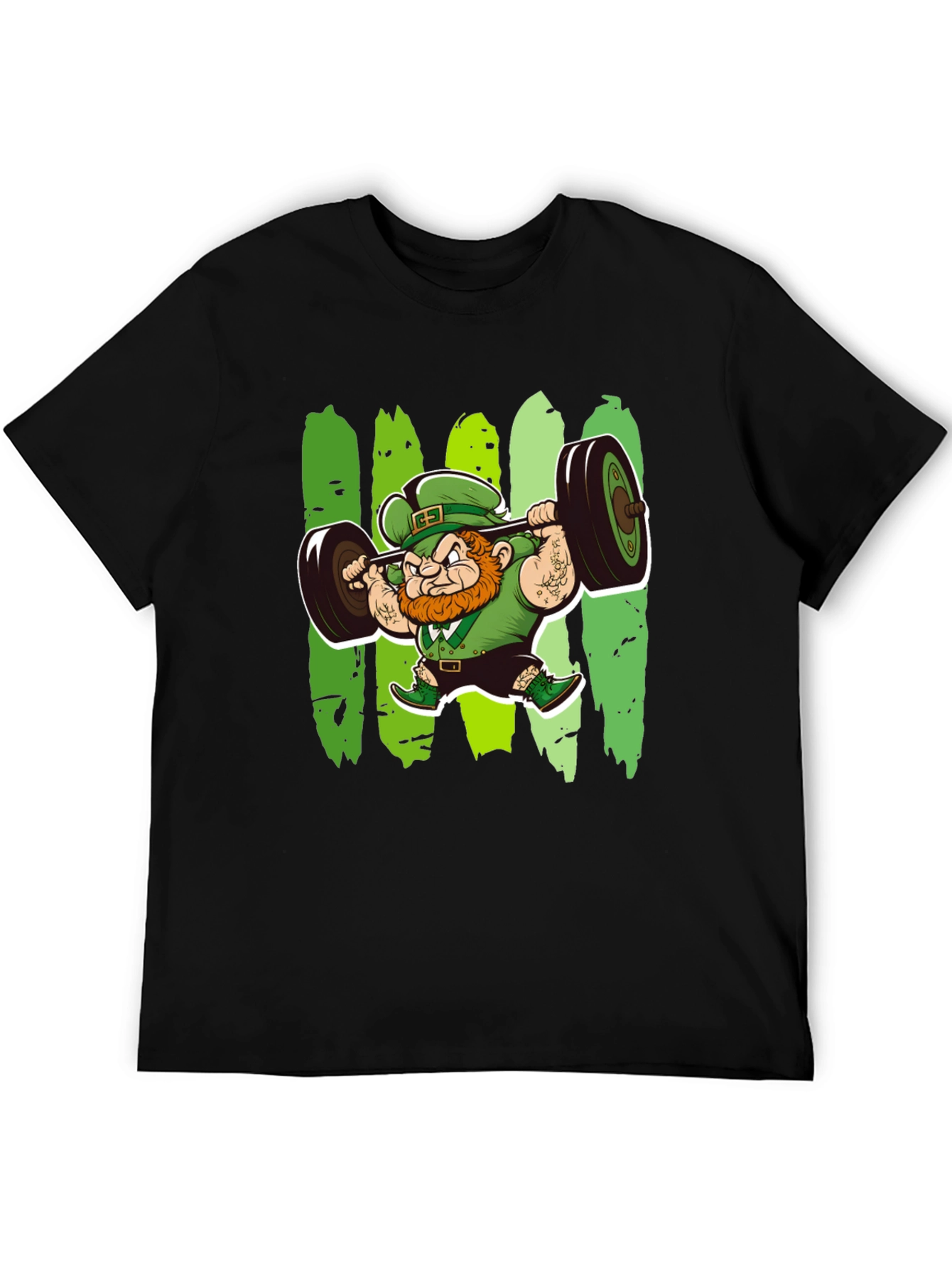 St. Patricks Day Leprechaun Lifting T-Shirt