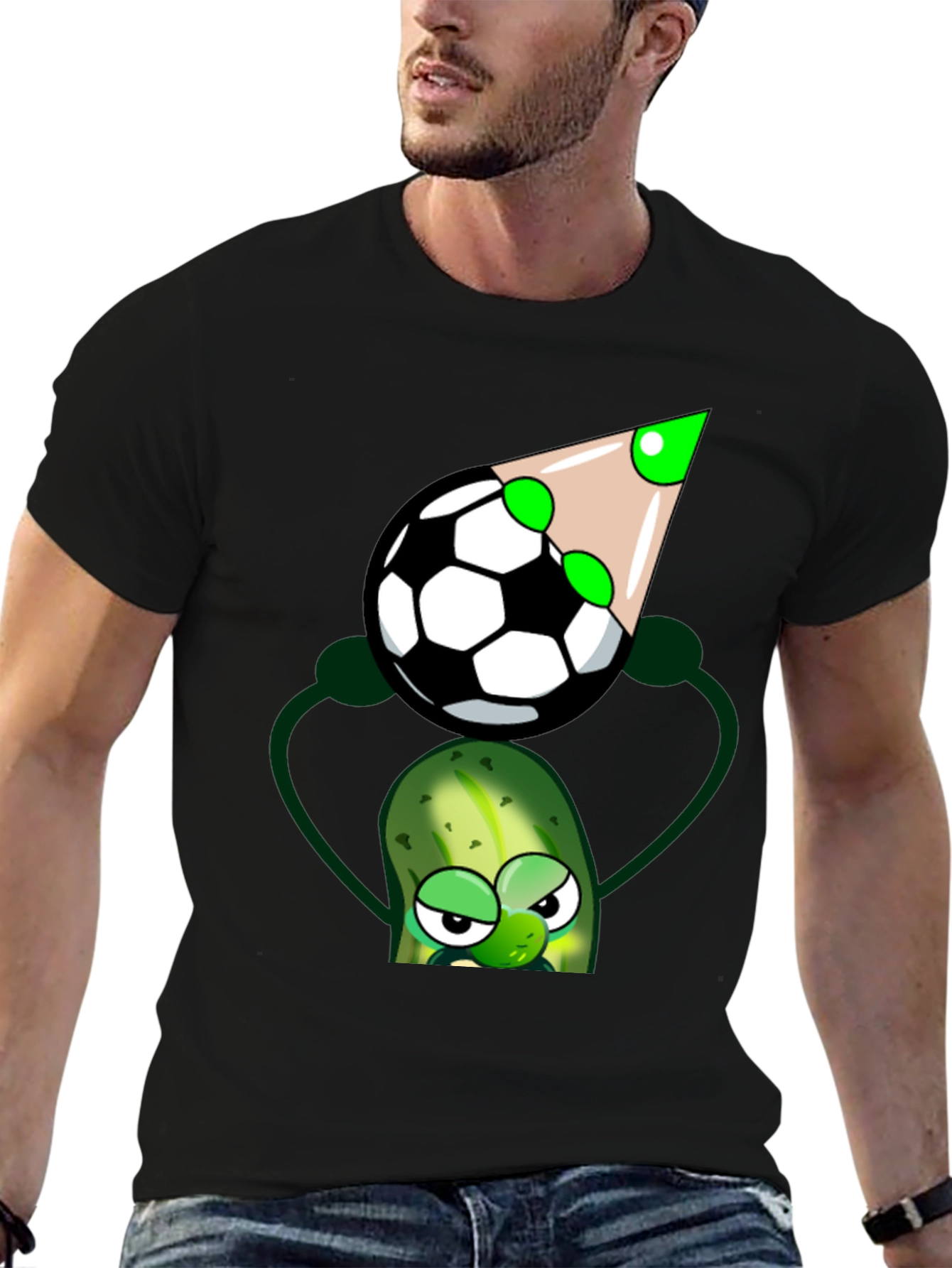 Pickle Rick Soccer T-Shirt