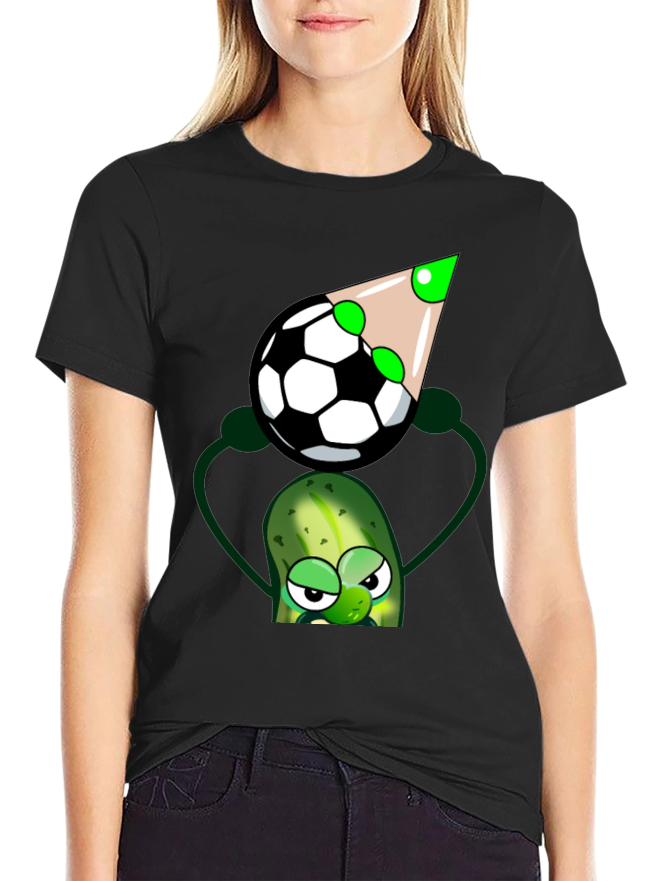Pickle Rick Soccer T-Shirt