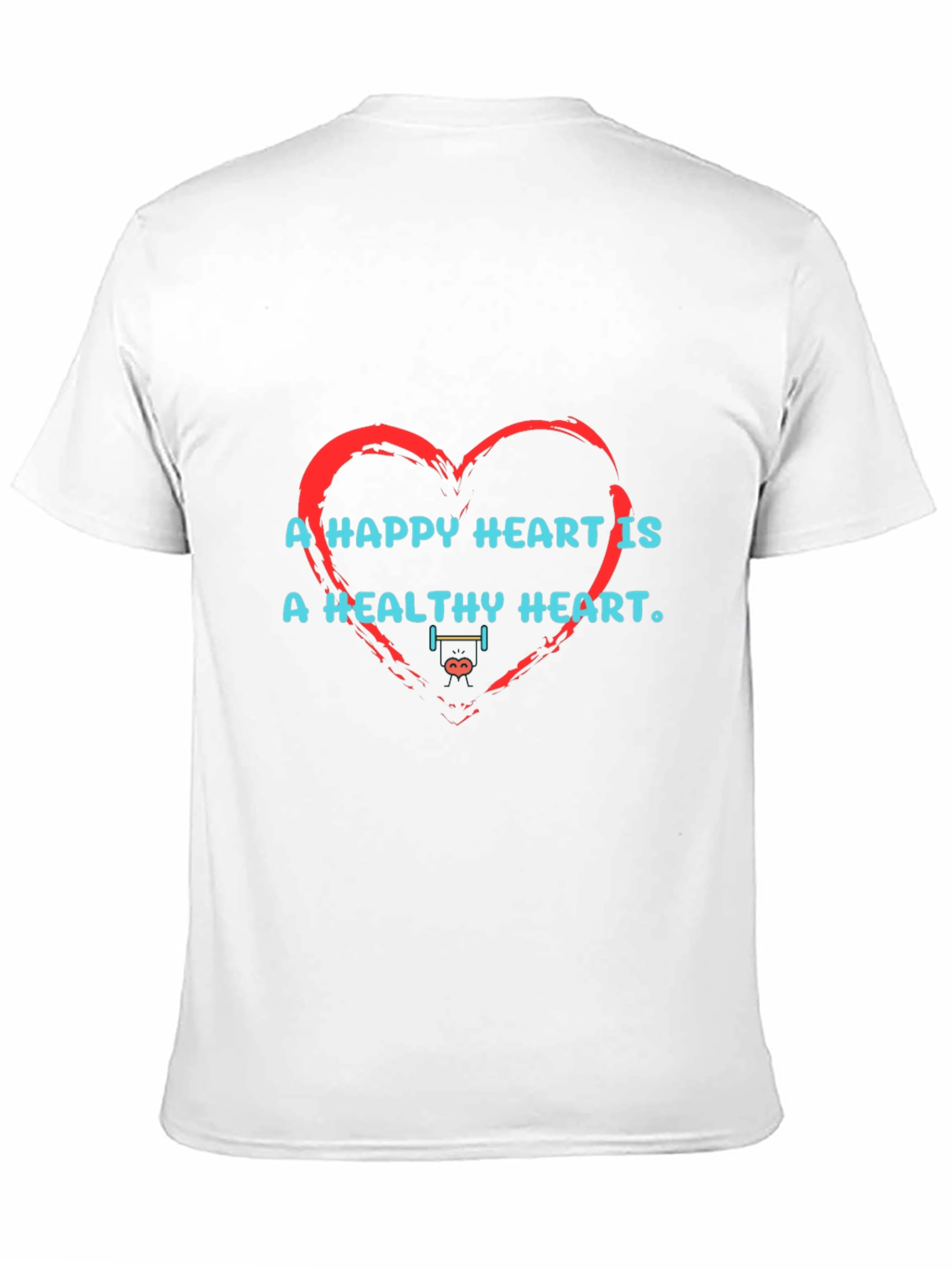 Happy Heart Healthy Heart Graphic T-Shirt