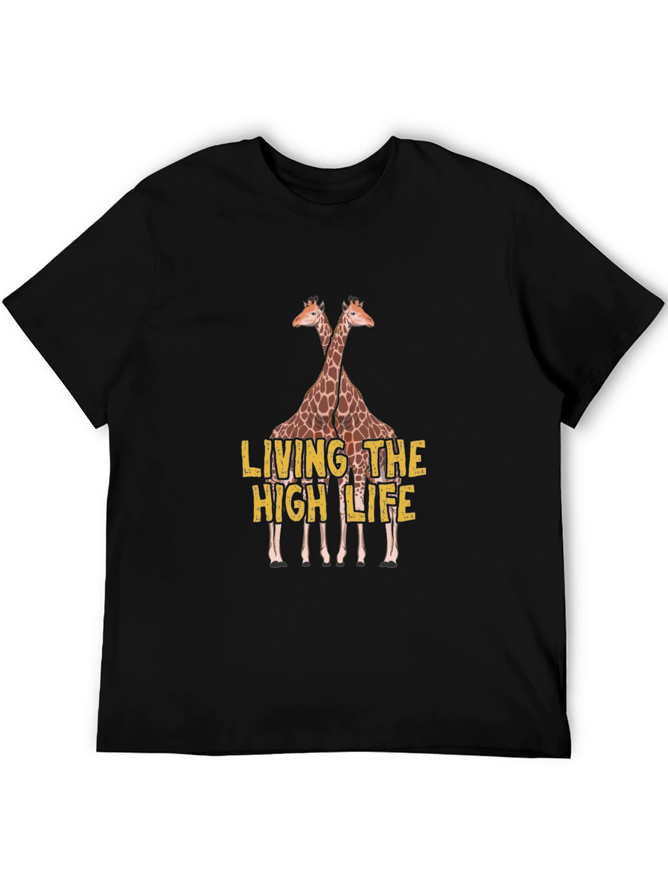 Living the High Life Giraffe T-Shirt