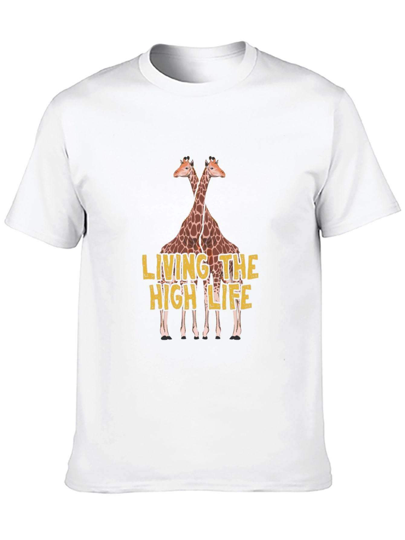 Living the High Life Giraffe T-Shirt