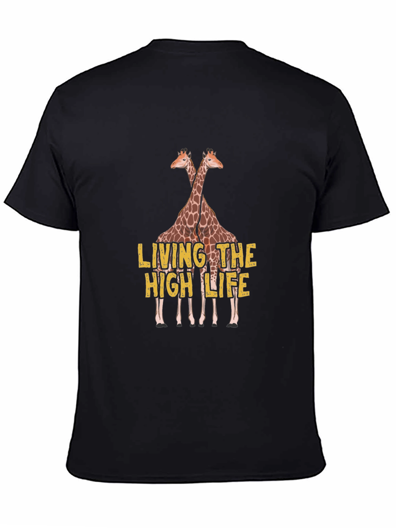 Living the High Life Giraffe T-Shirt