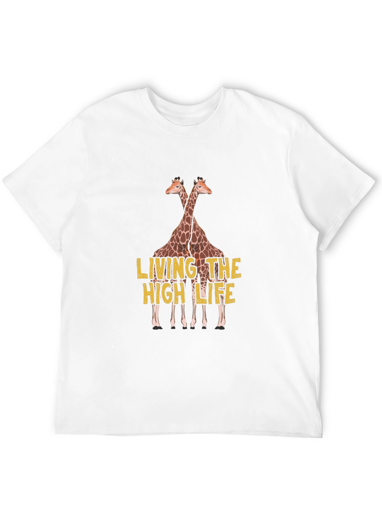 Living the High Life Giraffe T-Shirt