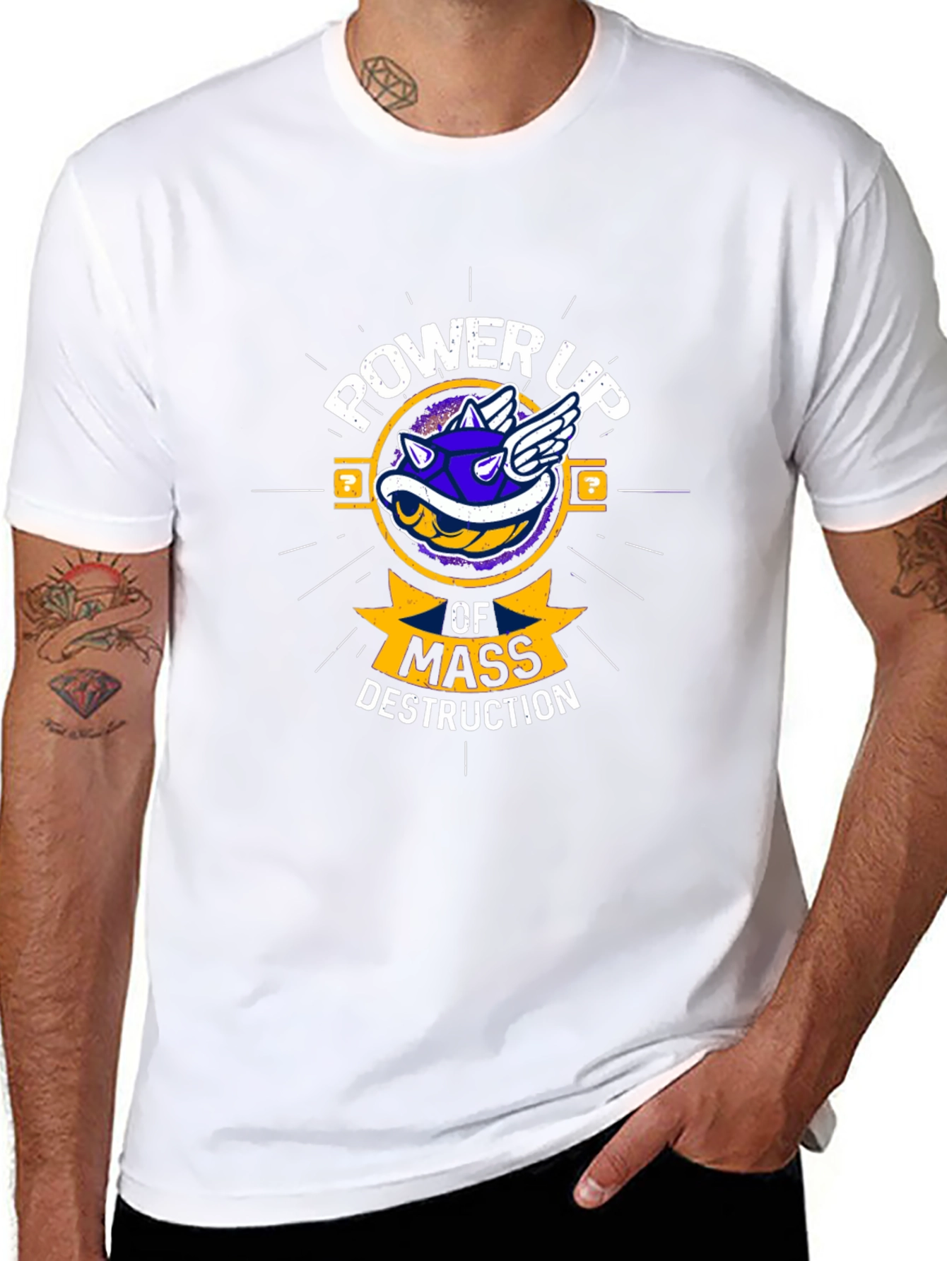 Power Up Mass Destruction Graphic T-Shirt